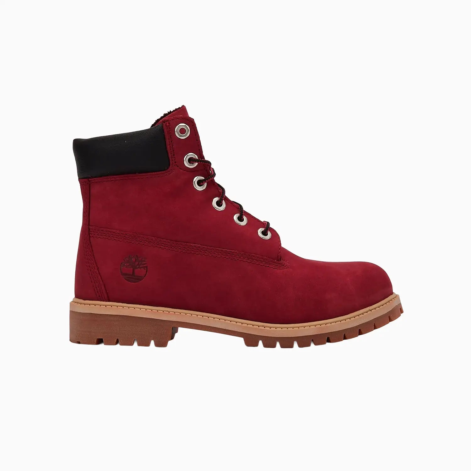Timberland Men's Red Timberland Boots With Fur Inside Timberland