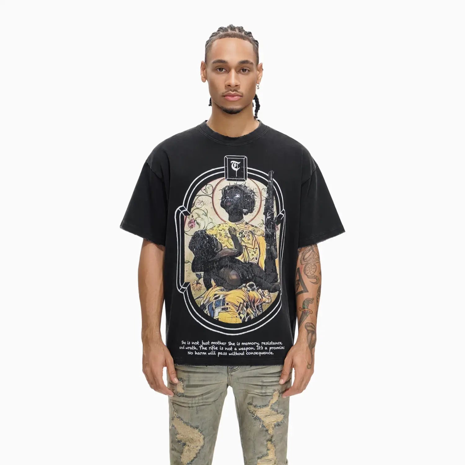 Men's JA'ZHYA DOPSON" Black T-Shirt