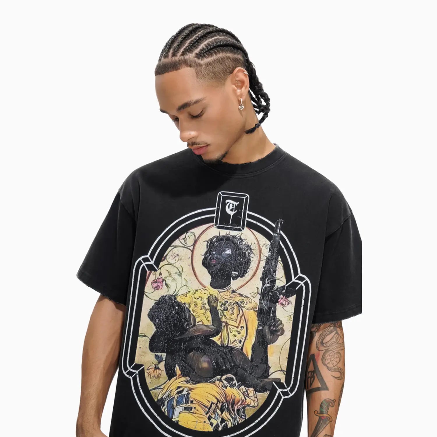 Men's JA'ZHYA DOPSON" Black T-Shirt