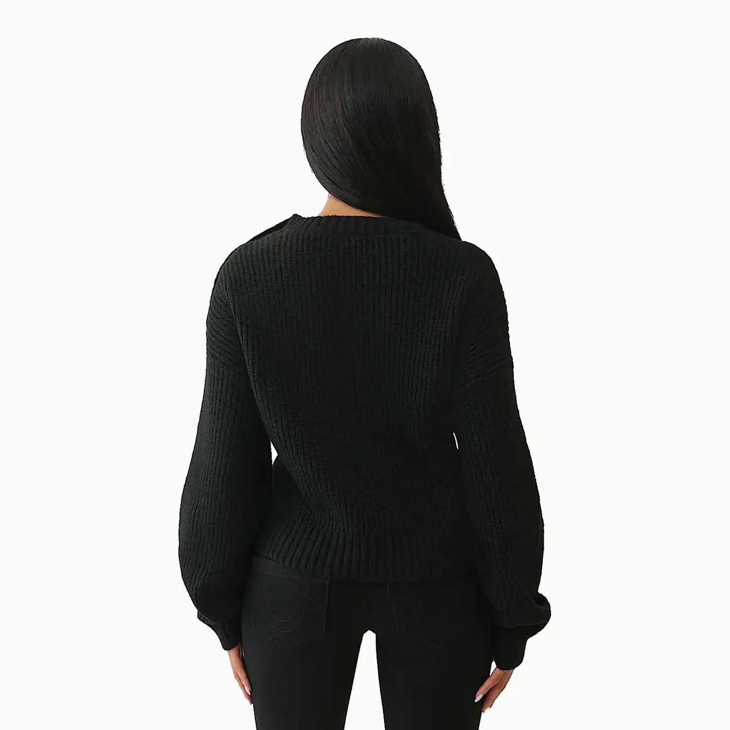 Women's Convertible Cold Shoulder Sweater