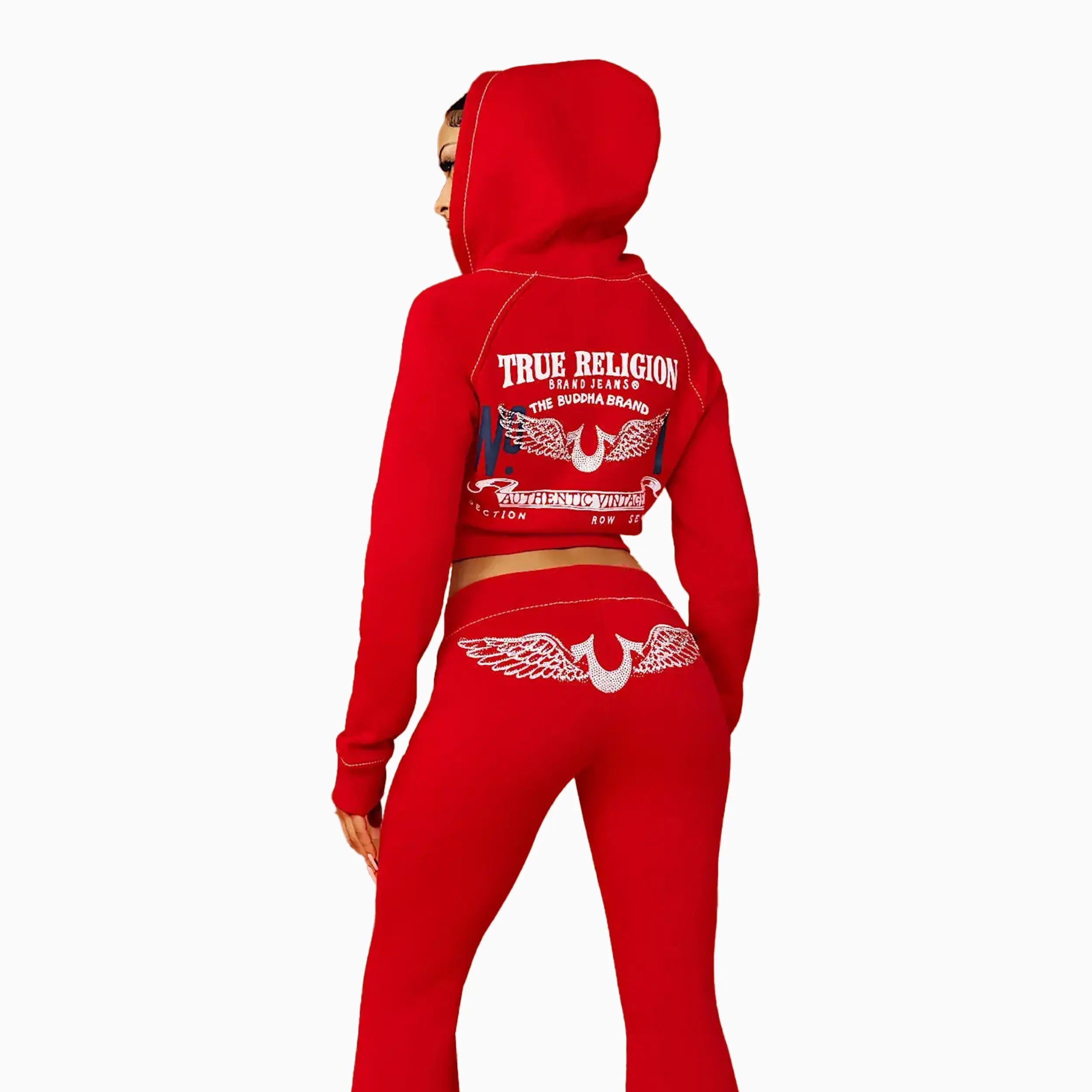 Women's Crystal Wing Big T Outfit