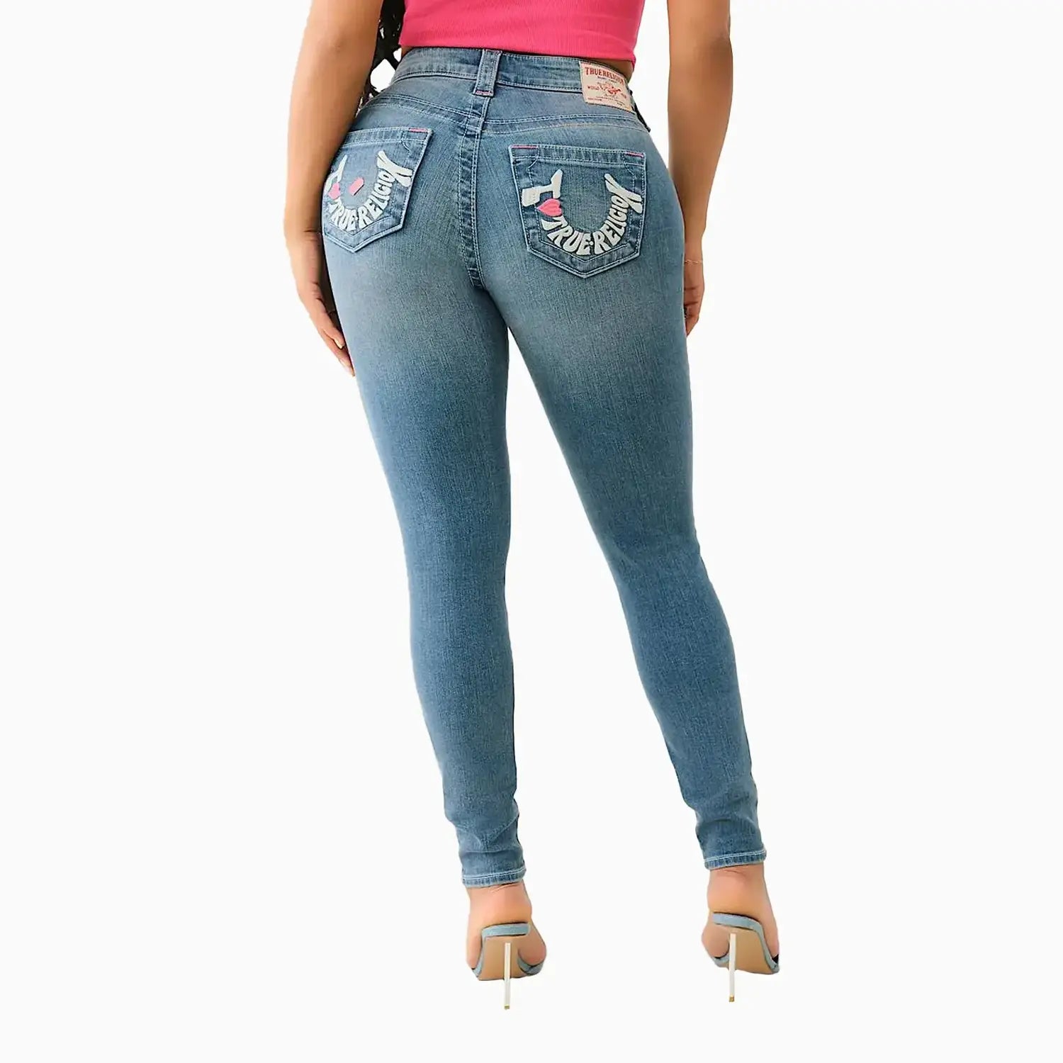 Women's Jennie ‘I Love True Religion’ Curvy Skinny Jean Pant True Religion - Tops and Bottoms USA