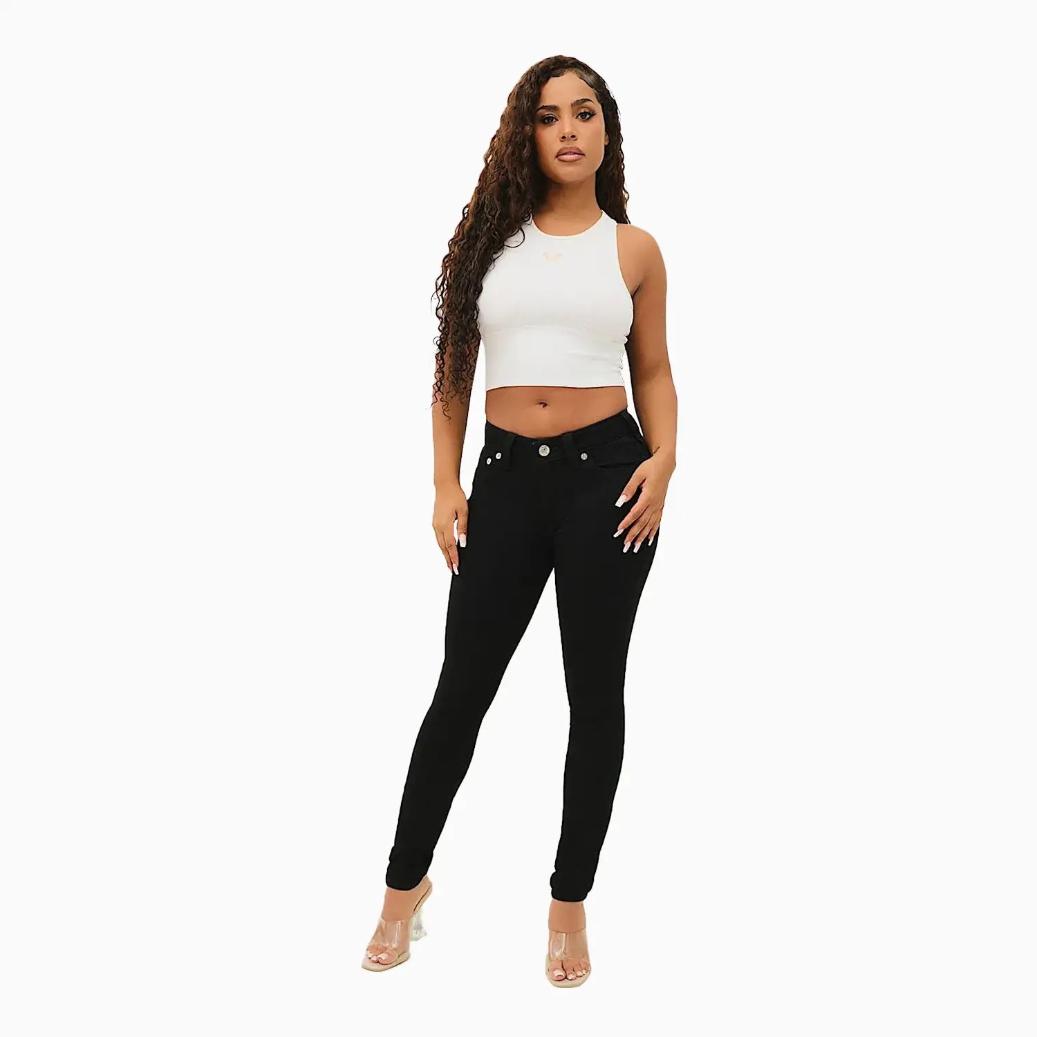 Women's Jennie Mr Curvy Skinny Pant True Religion - Tops and Bottoms USA
