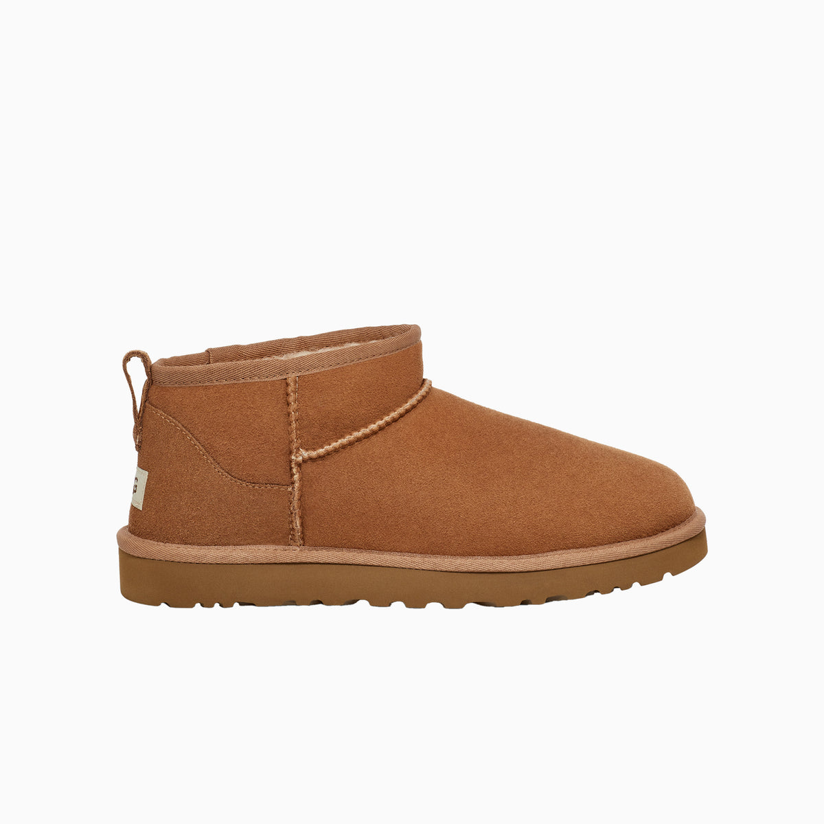 Mens UGG Ultra Mini Classic Brown Fuzzy Suede Comfort Ankle Boots Size 10 D UGG Classic Ultra Mini Men main image 3