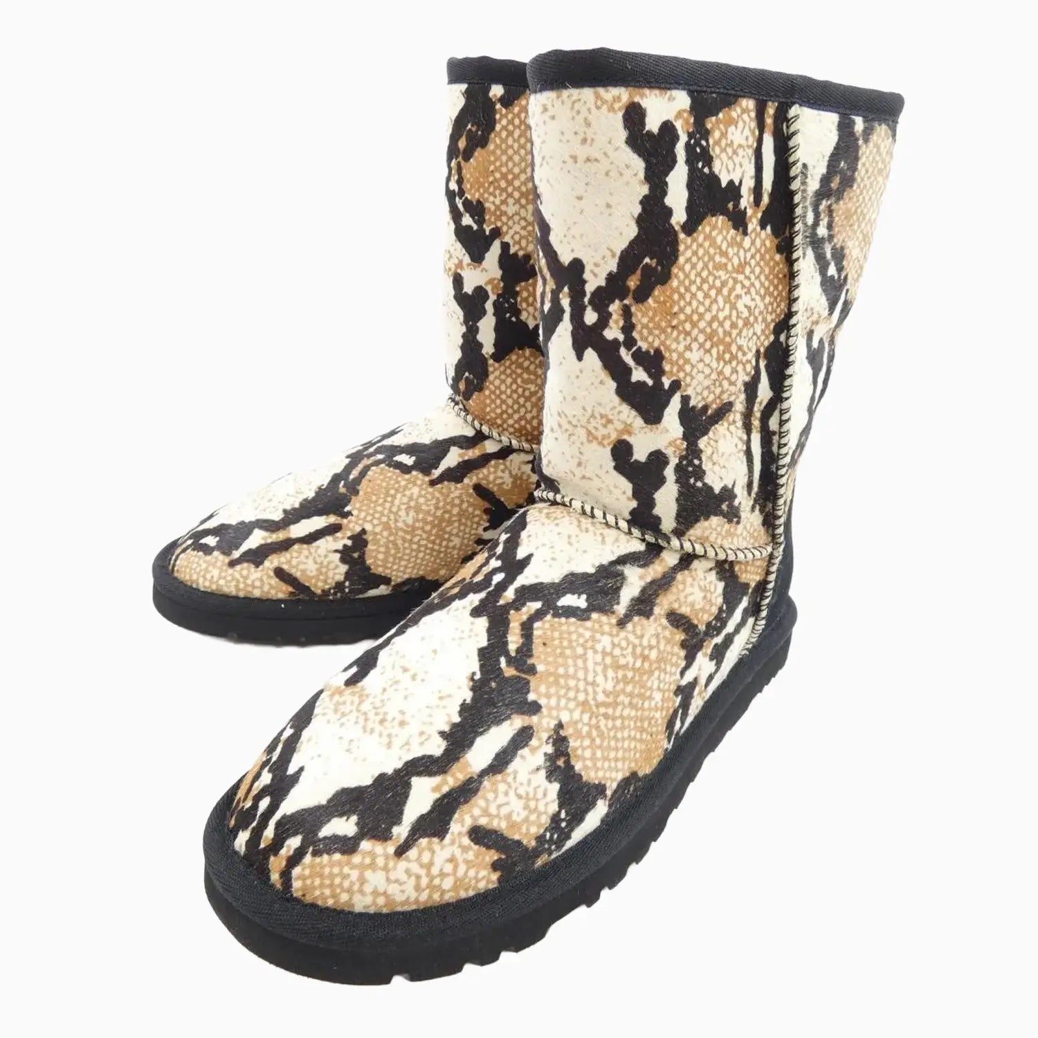 Women's Classic Short Reptile Calf Hair Boot
