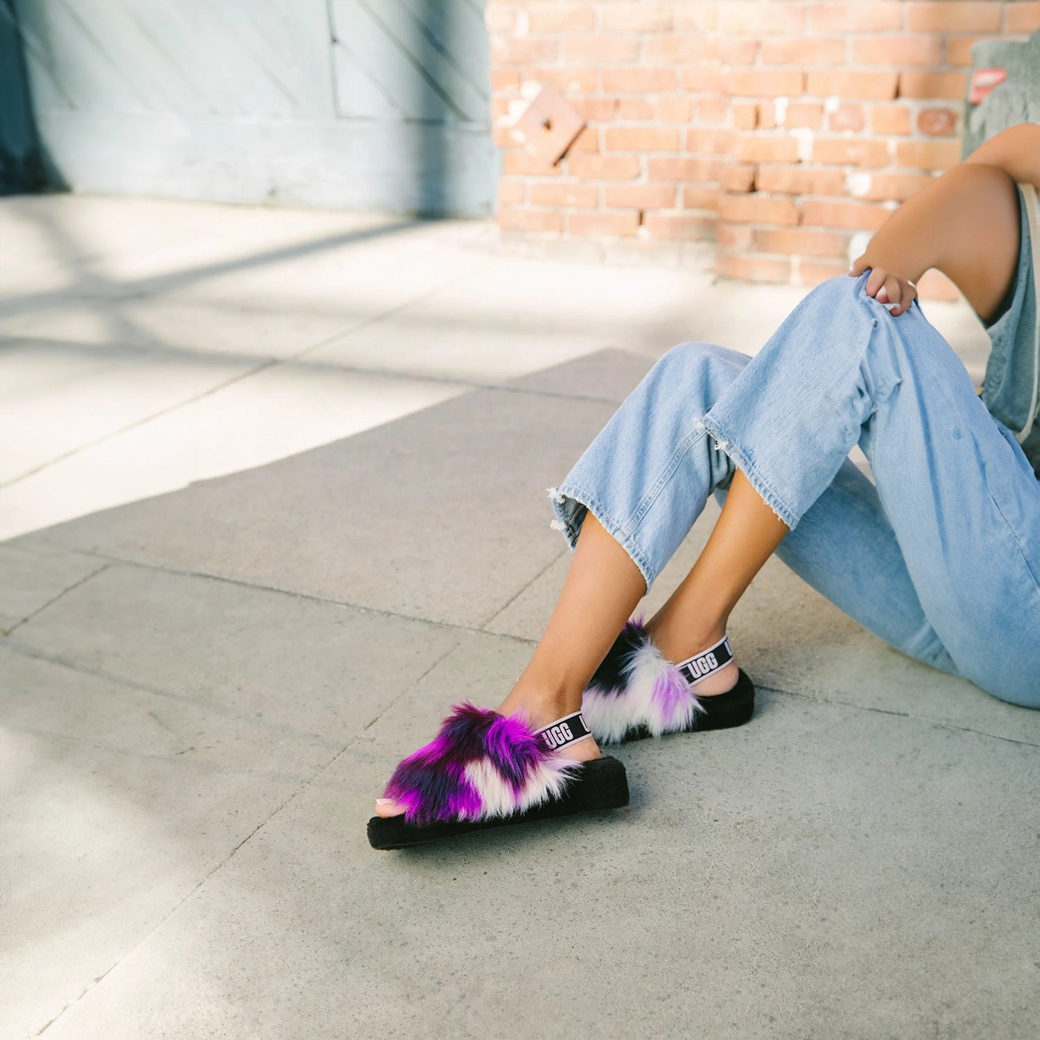 Women's Fluff Yeah Slide Tie Dye