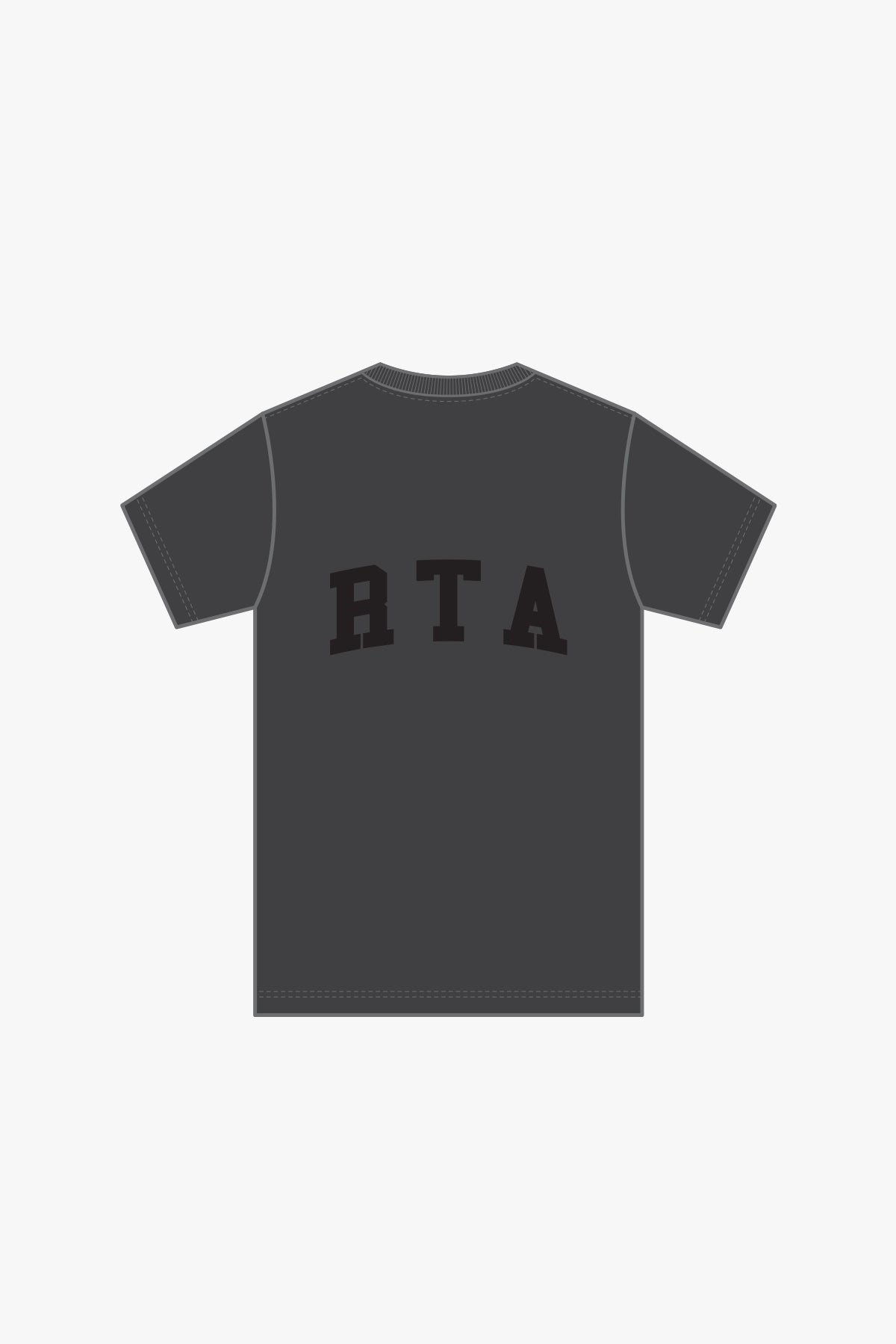 Men's Liam Black Collegiate T-Shirt