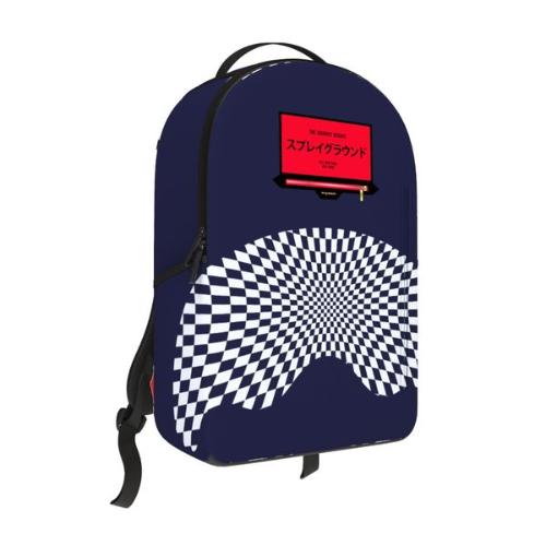 Ichimatsu Moyo Warp Check Shark Backpack Sprayground - Tops and Bottoms USA