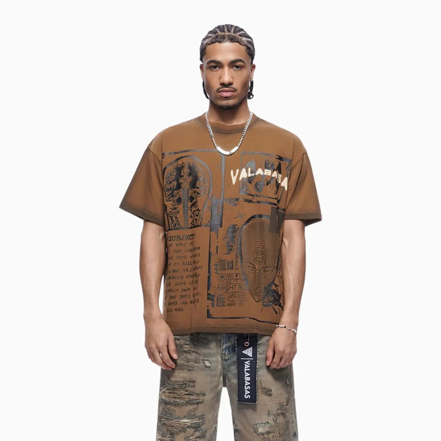 Men's Cyber T-Shirt Valabasas - Tops and Bottoms USA