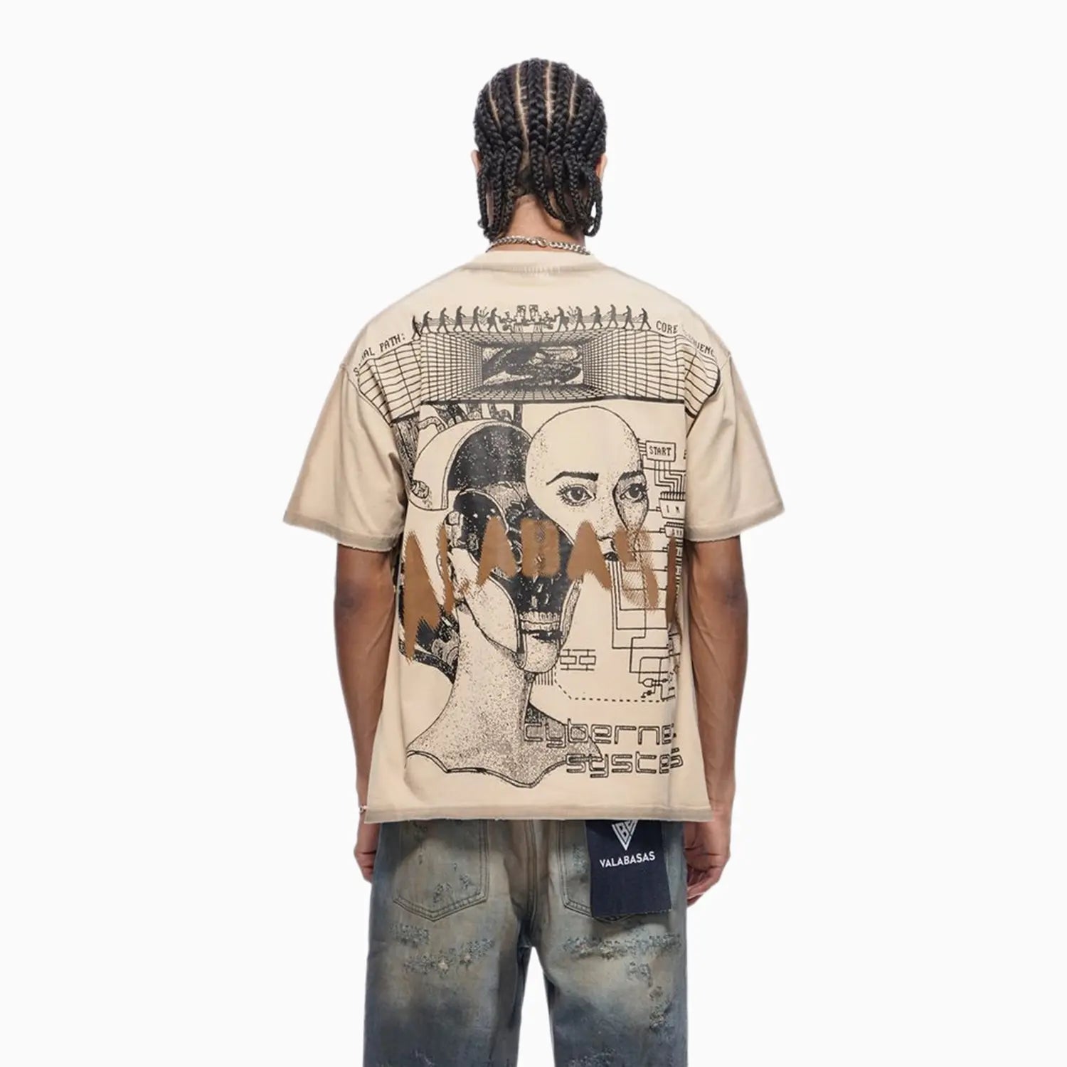 Men's Cyber T-Shirt Valabasas - Tops and Bottoms USA
