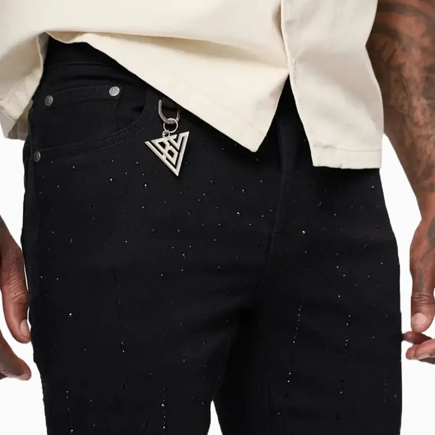 Men's HEATH Stacked Denim Skinny Pant