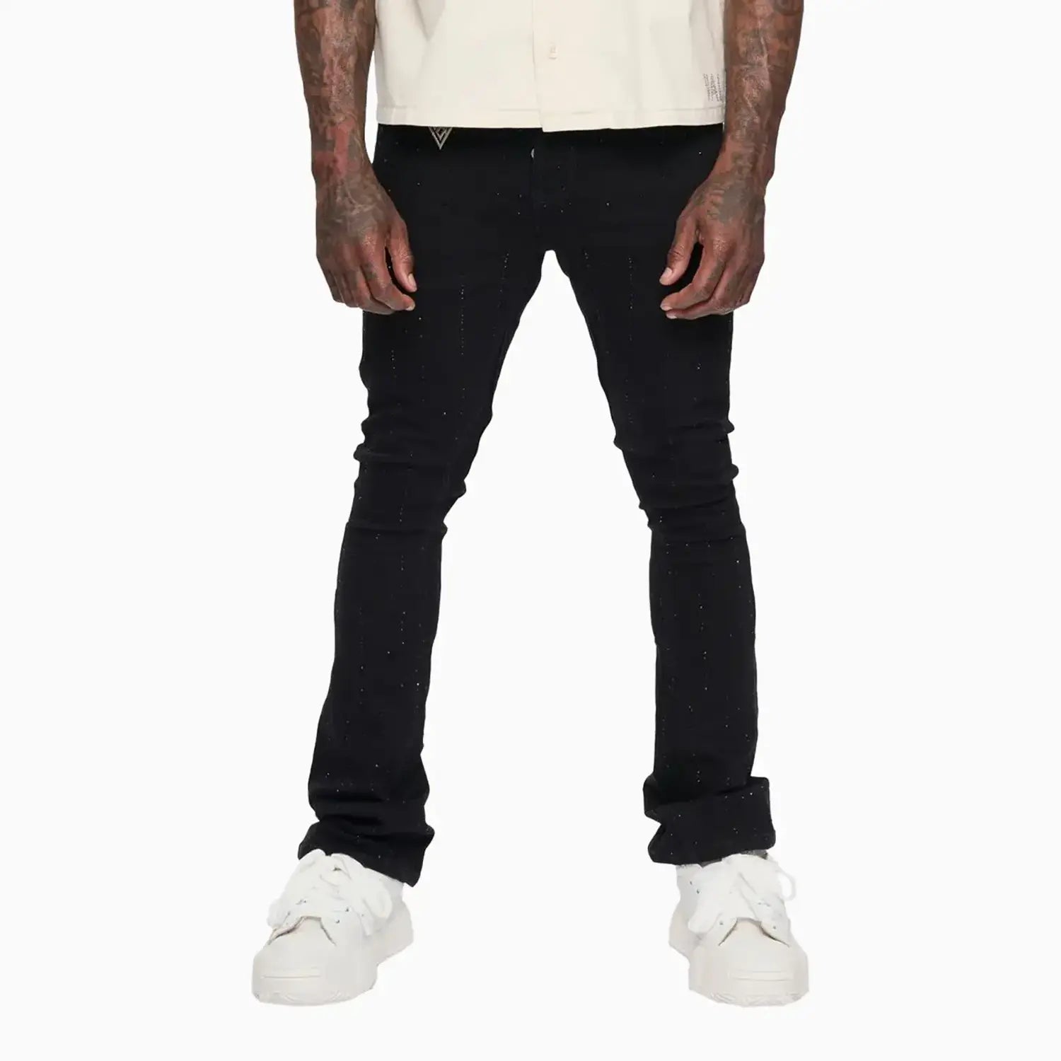 Valabasas Men's HEATH Stacked Denim Skinny Pant
