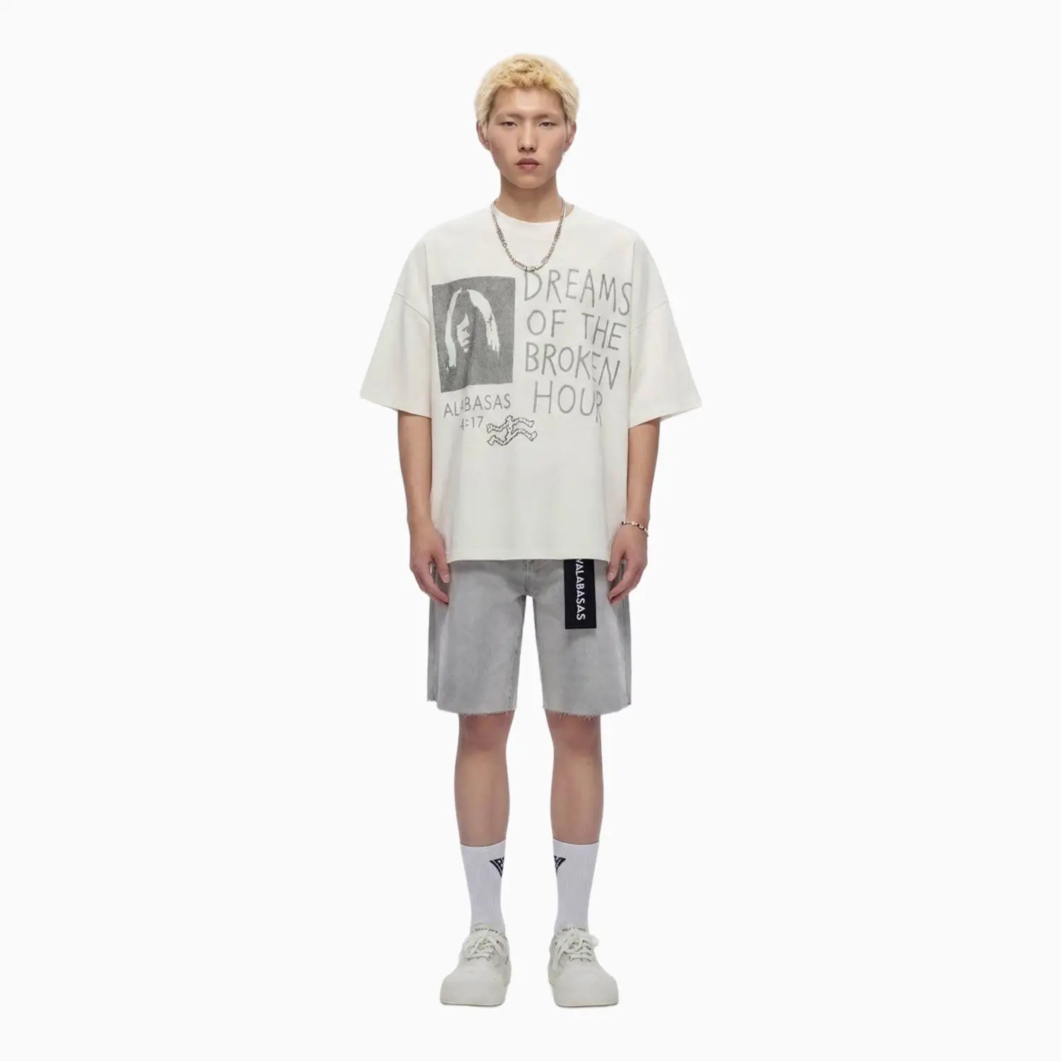 Men's Mr Shorts Snow Grey Valabasas - Tops and Bottoms USA