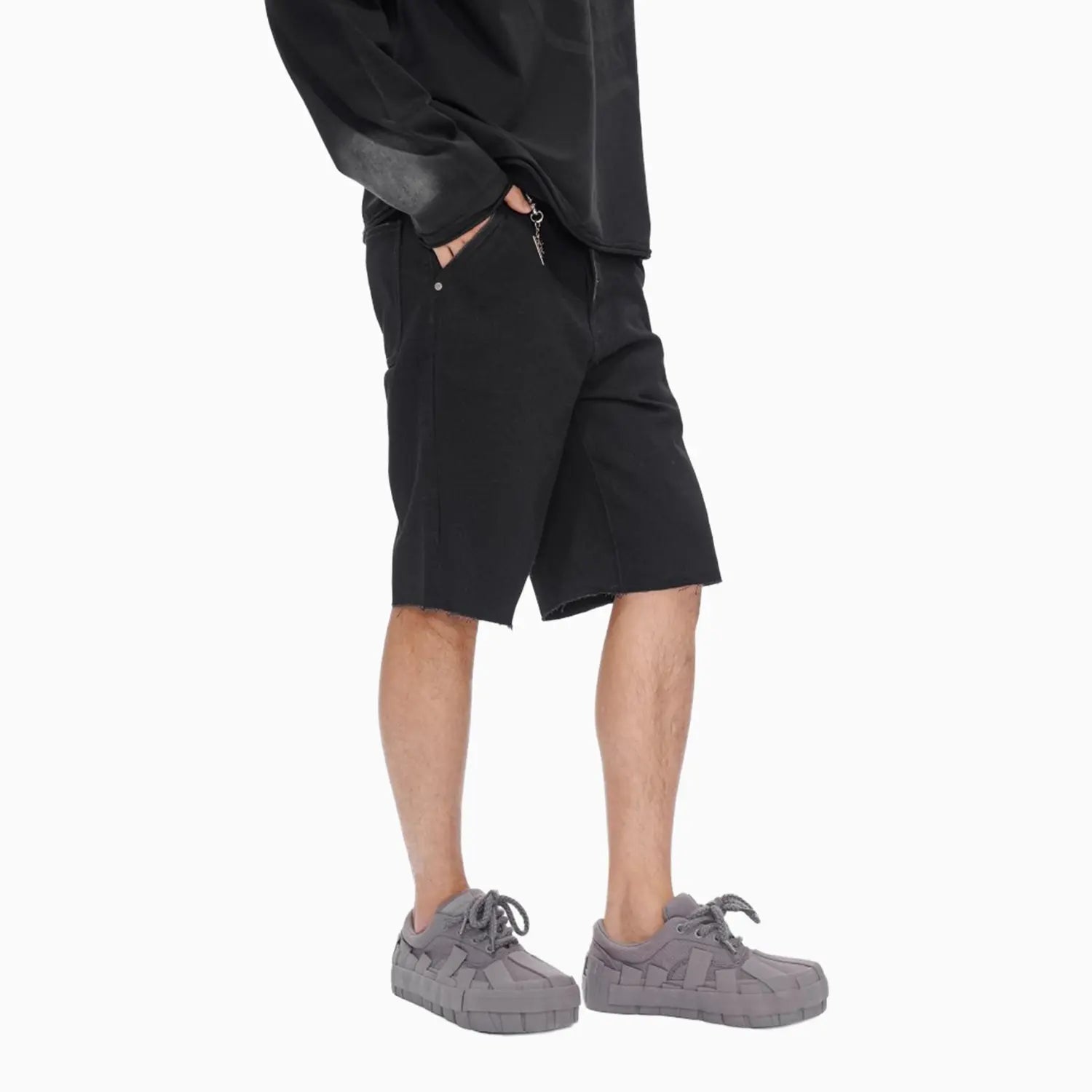 Men's Mr Shorts Black Valabasas - Tops and Bottoms USA