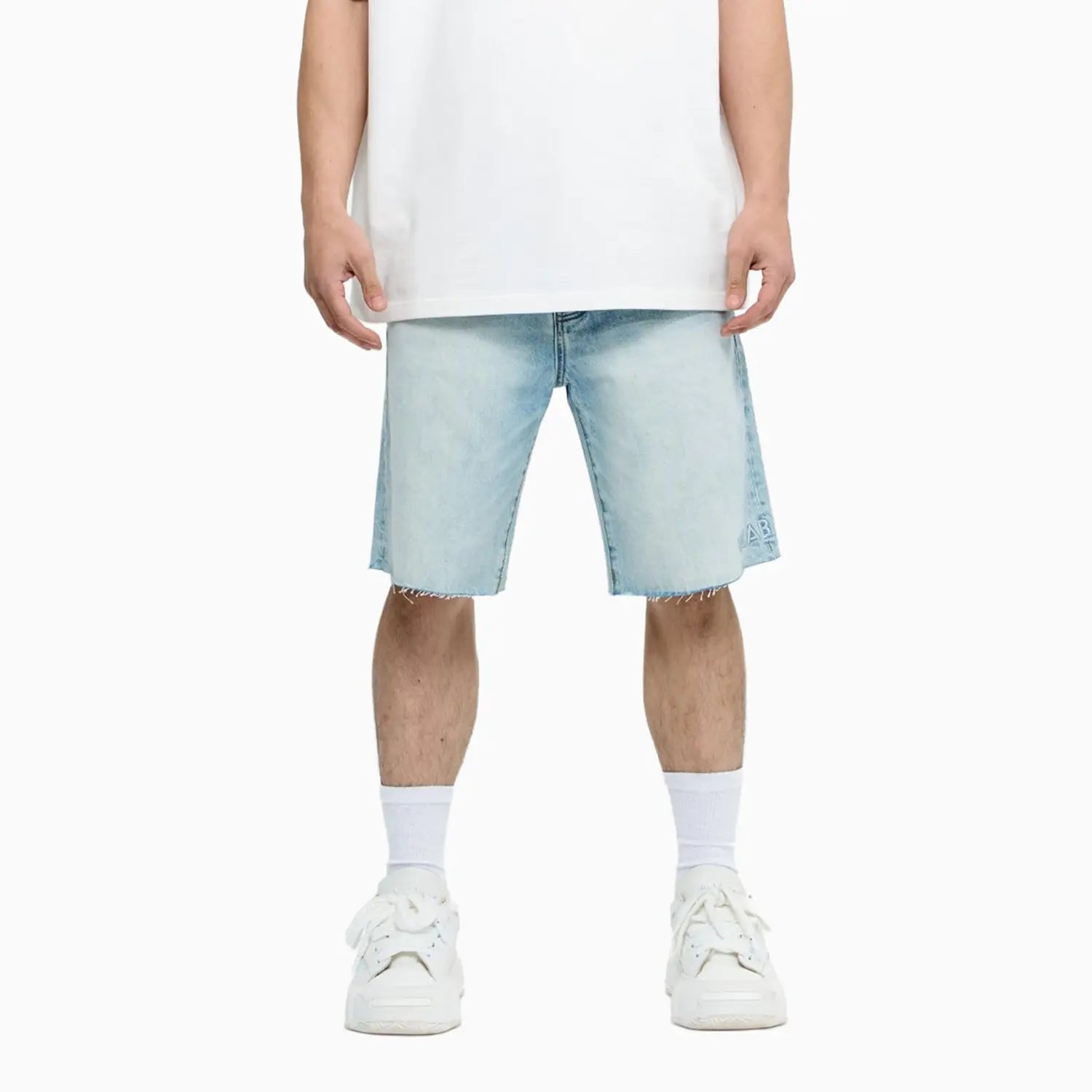 Men's Mr Shorts Light Wash Valabasas - Tops and Bottoms USA