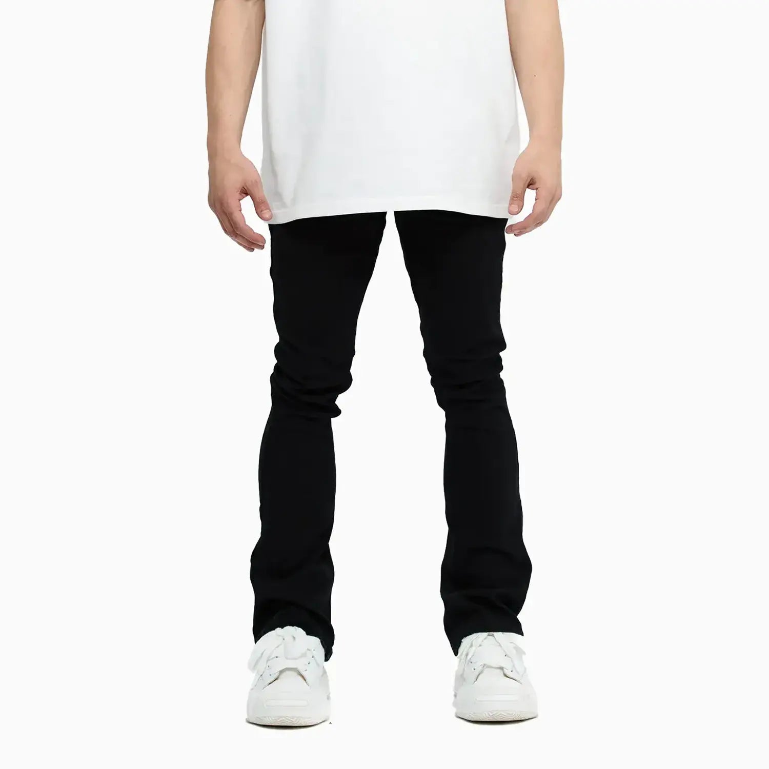Men's Mr.Stacked Black Jean Pant Valabasas - Tops and Bottoms USA