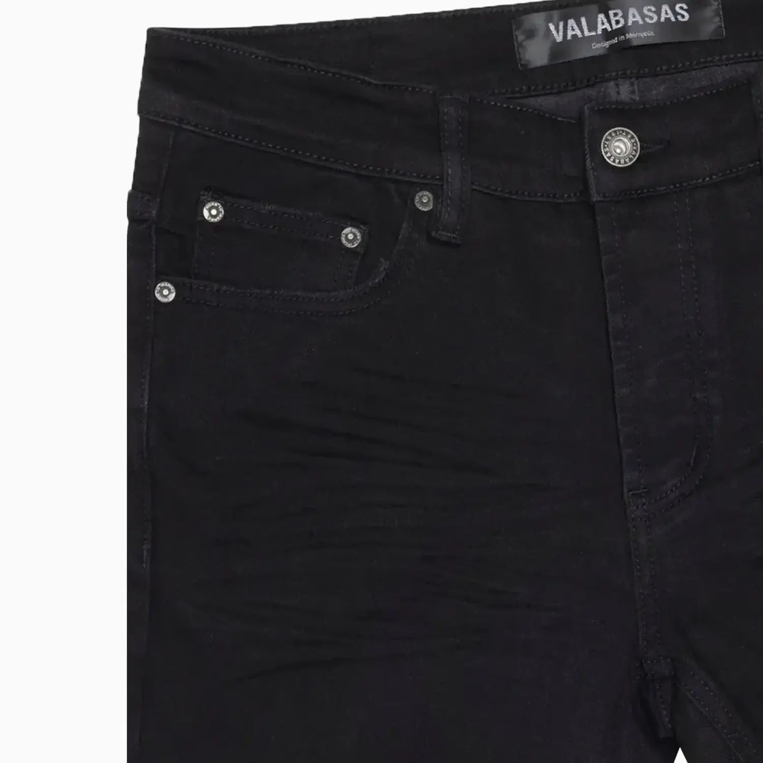 Men's Mr.Stacked Black Jean Pant Valabasas - Tops and Bottoms USA