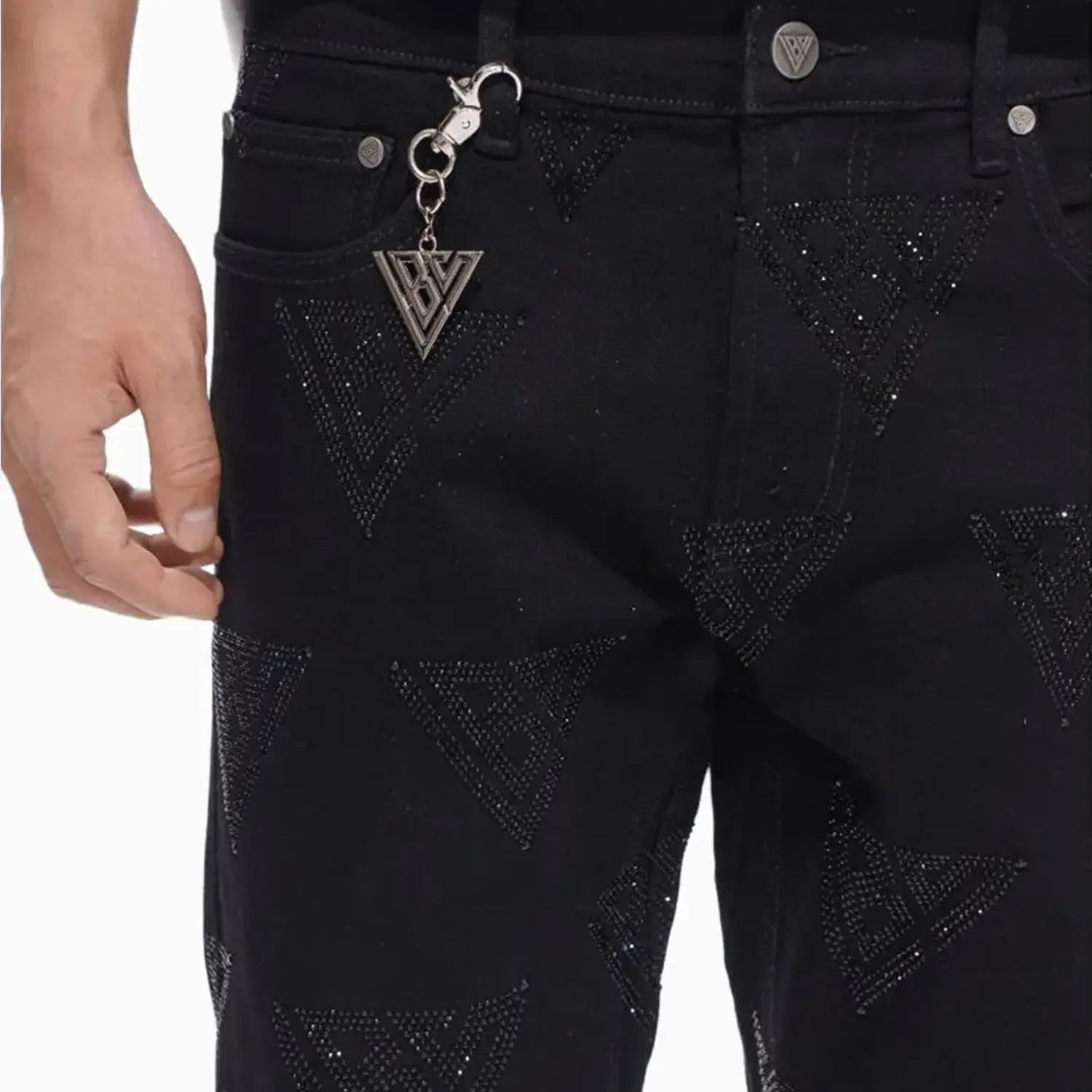 Men's Show Jet Stacked Denim Pant
