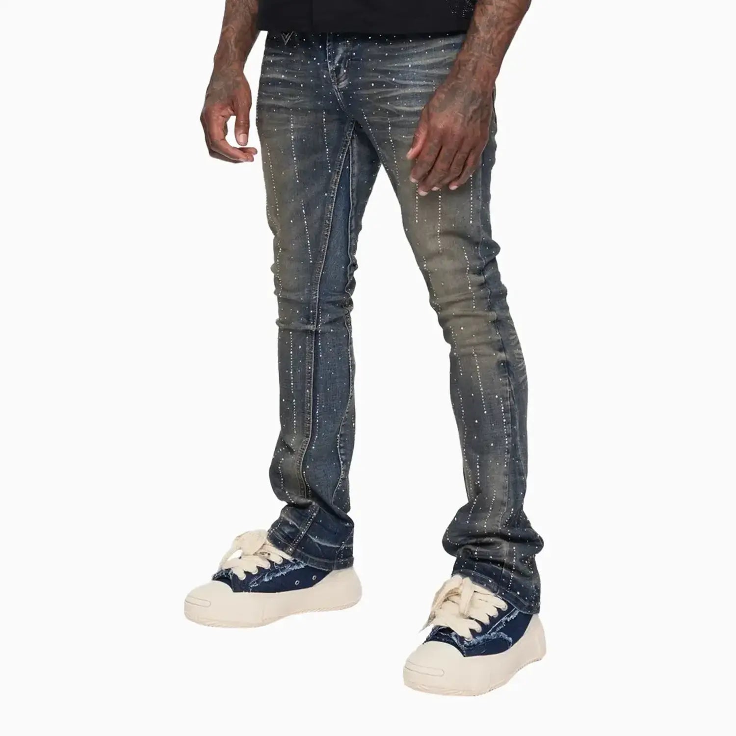 Men's HEATH Stacked Denim Skinny Pant