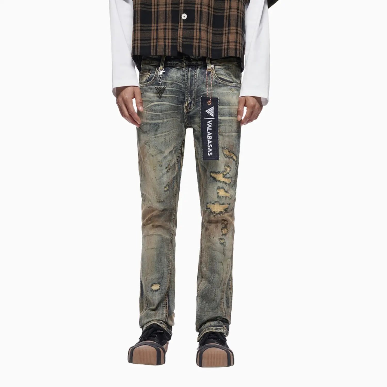 Valabasas Men's Static Stacked Denim Pant