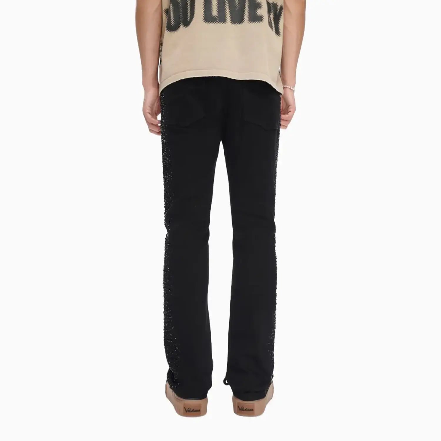 Men's Stock Jet Stacked Flare Denim Pant