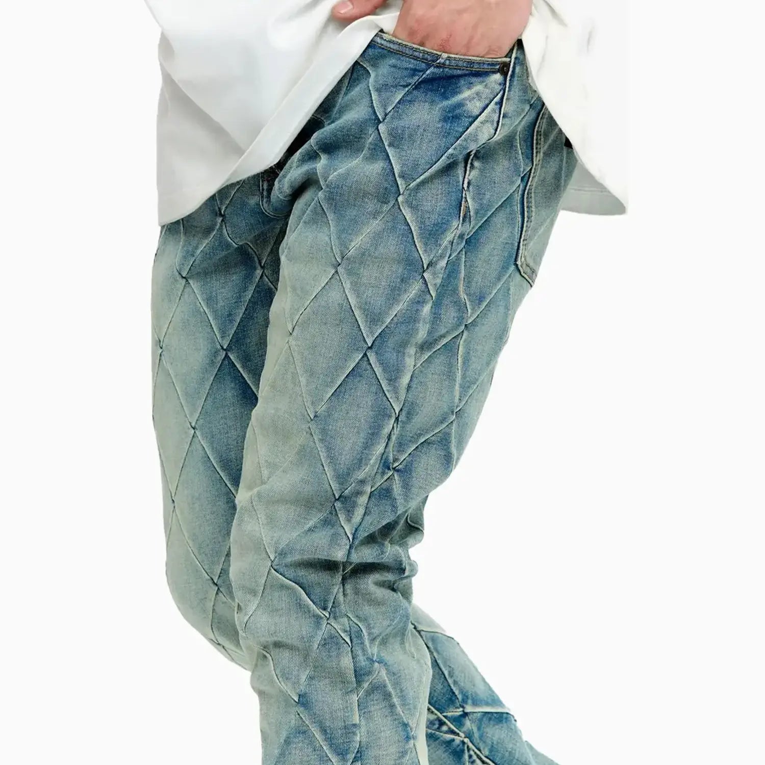 Men's Tire Stacked Skinny Pant Valabasas - Tops and Bottoms USA