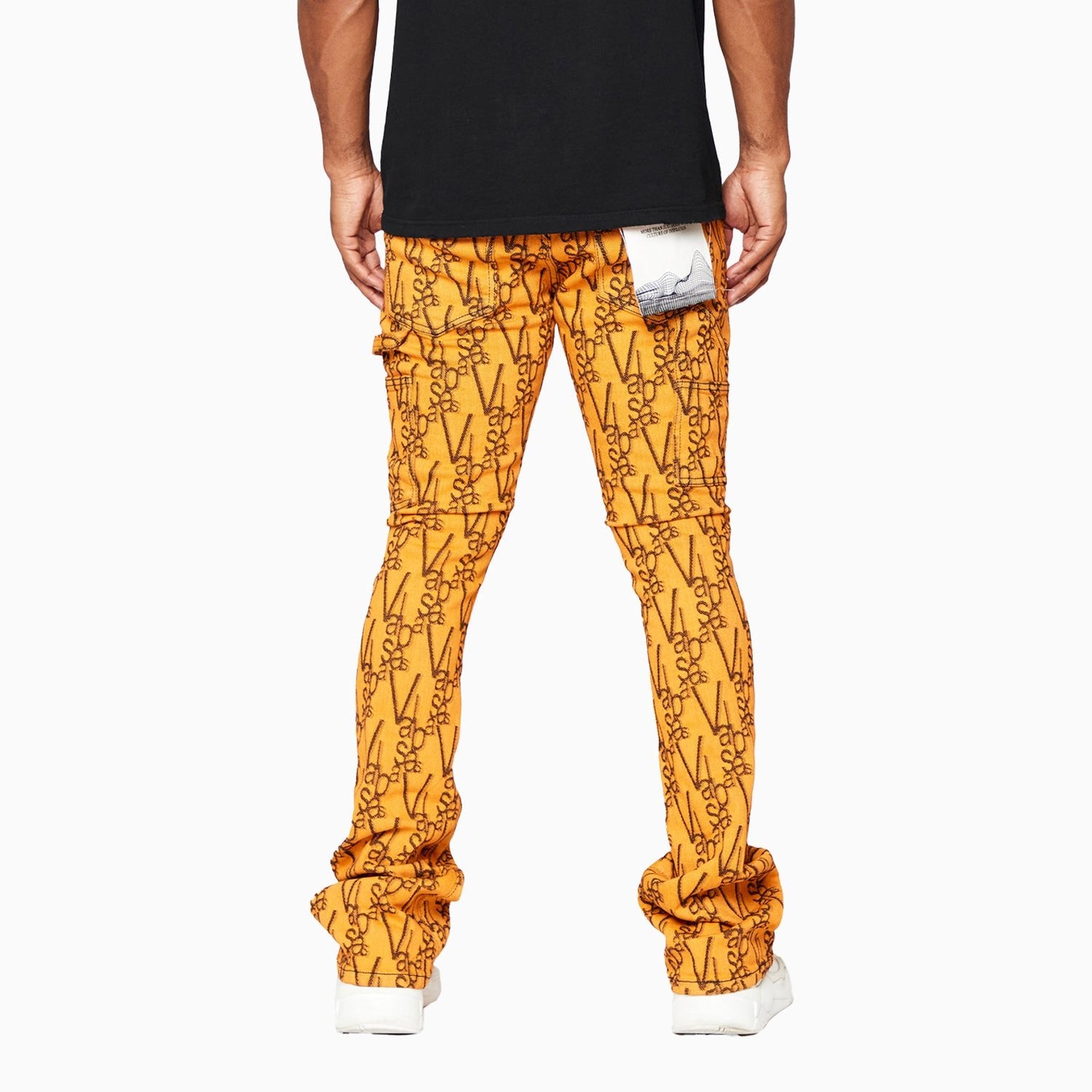 valabasas-mens-v-scrawl-stacked-flare-jeans-pant-vlbs6021-blkorg