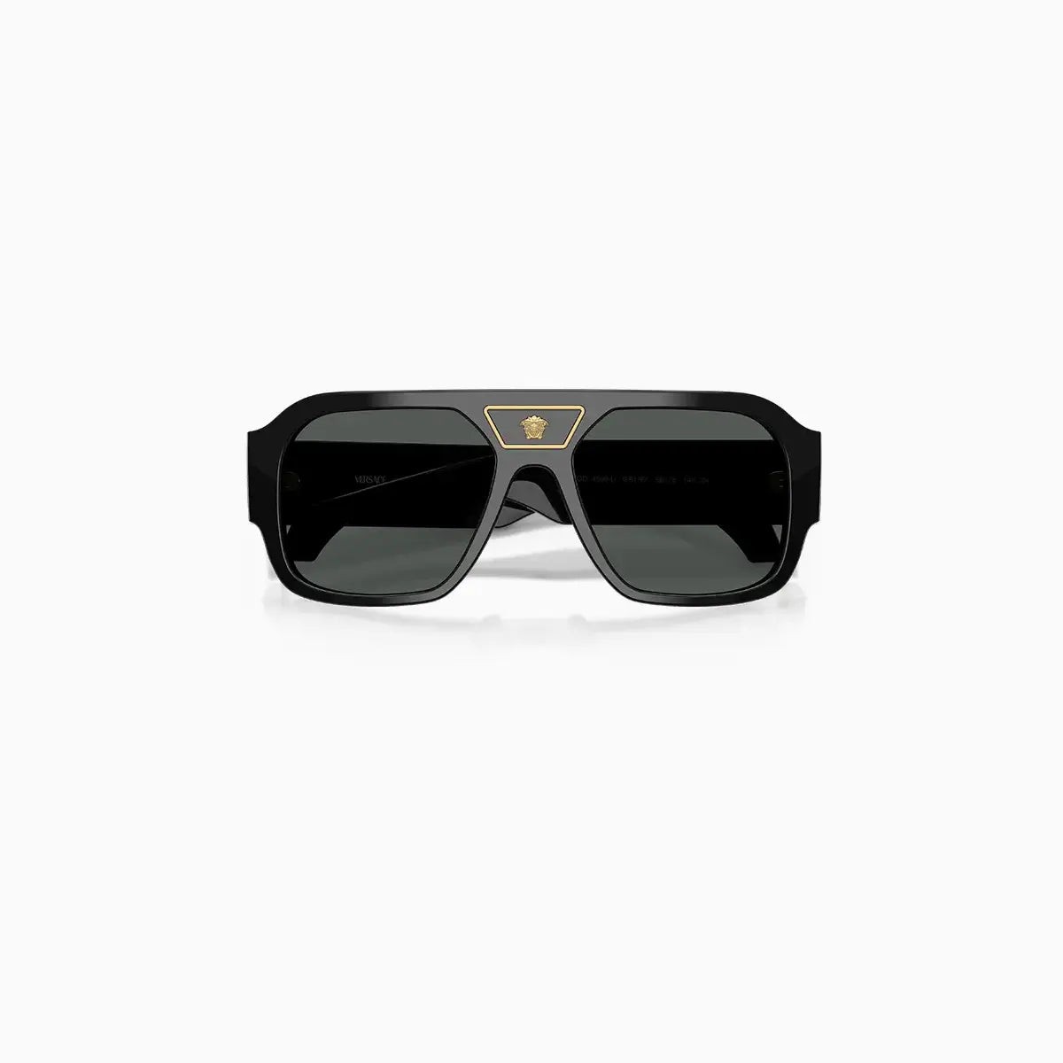 Versace Black Dark Grey Sunglasses Versace - Tops and Bottoms USA