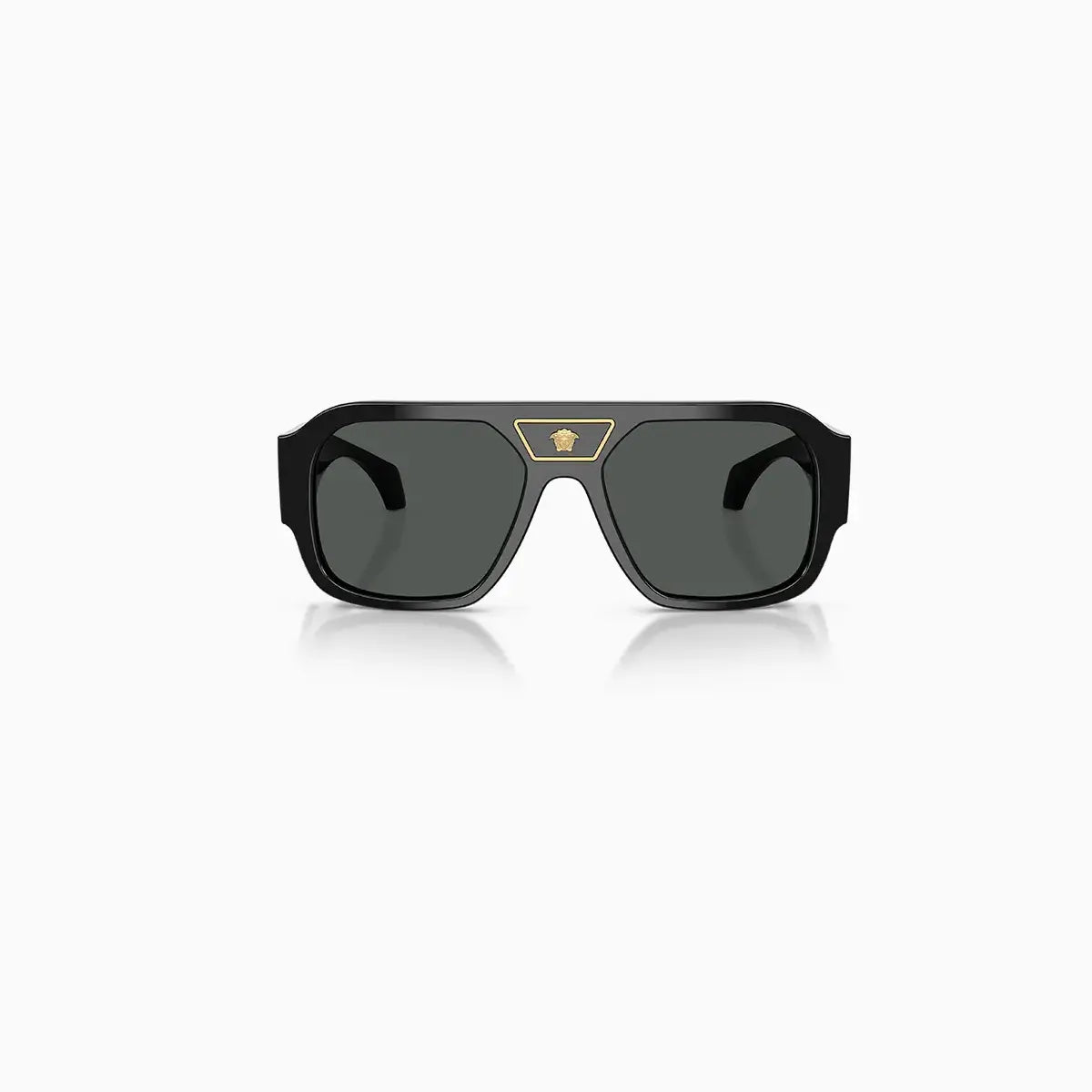 Versace Black Dark Grey Sunglasses