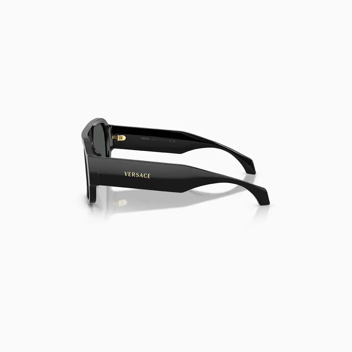 Versace Black Dark Grey Sunglasses Versace - Tops and Bottoms USA