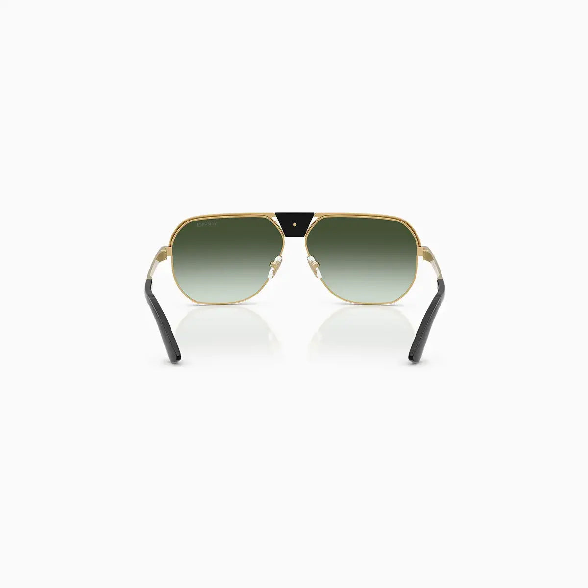 Versace Gold Green Gradient Sunglasses