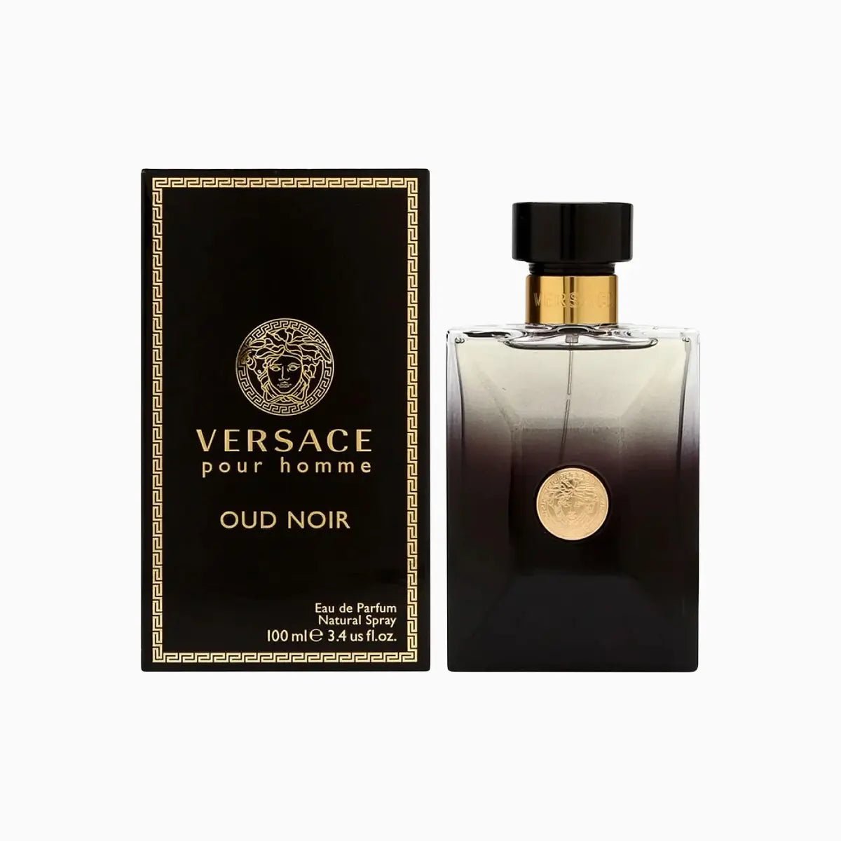 Men's Pour Homme Oud Noir EDP 3.4 Oz Versace - Tops and Bottoms USA