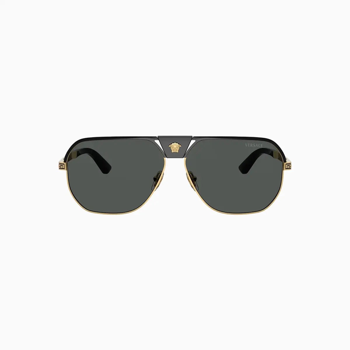 Men's Versace Black Dark Grey Sunglasses Versace - Tops and Bottoms USA