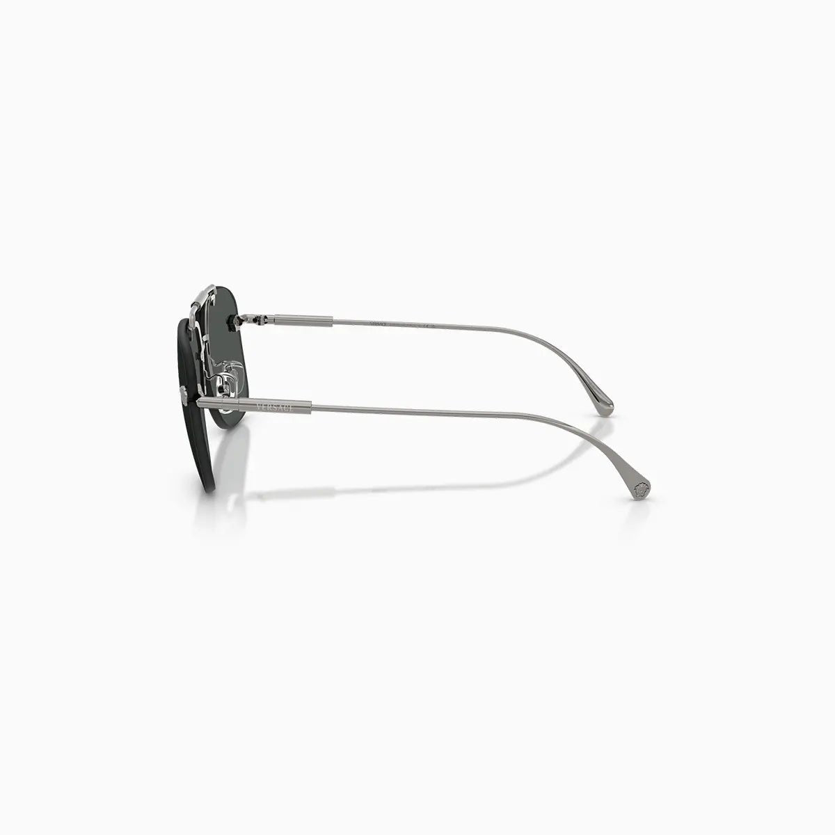 Women's Gunmetal Dark Grey Sunglasses Versace - Tops and Bottoms USA