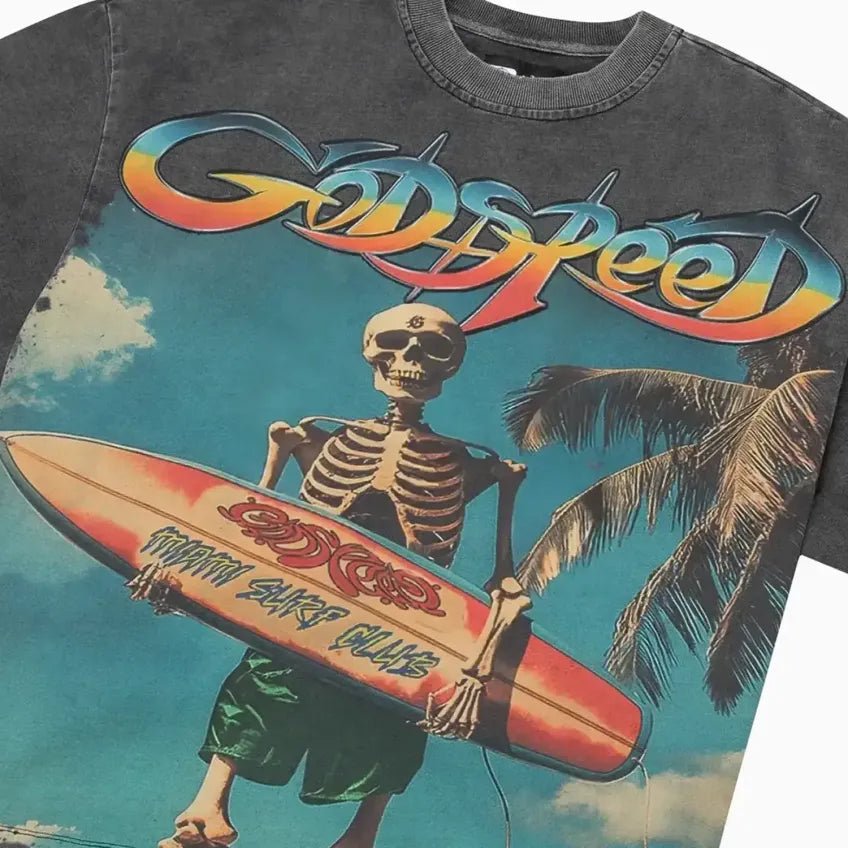 Men's Miami Surf Club T-Shirt Godspeed - Tops and Bottoms USA
