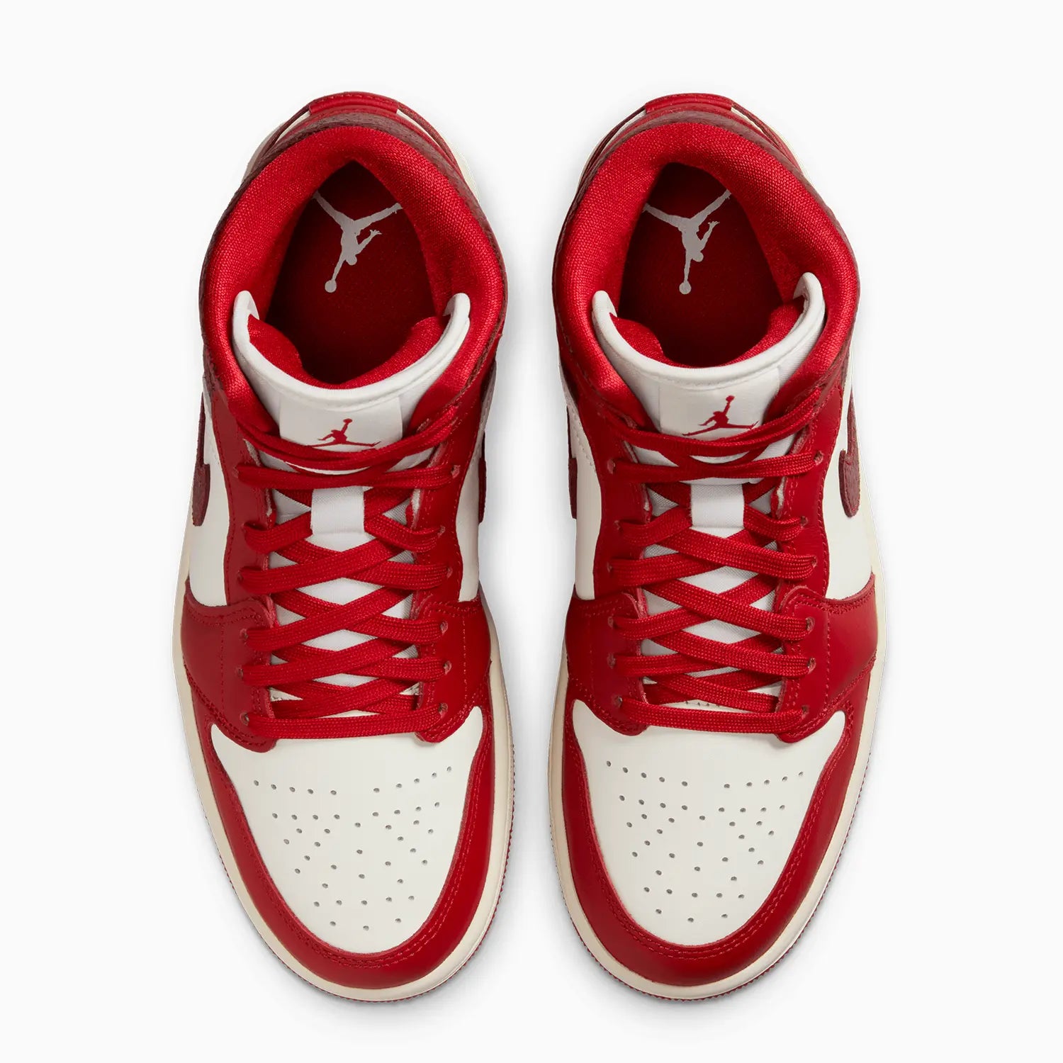 Women's Air Jordan 1 Mid SE "Cracked Leather" Jordan - Tops and Bottoms USA