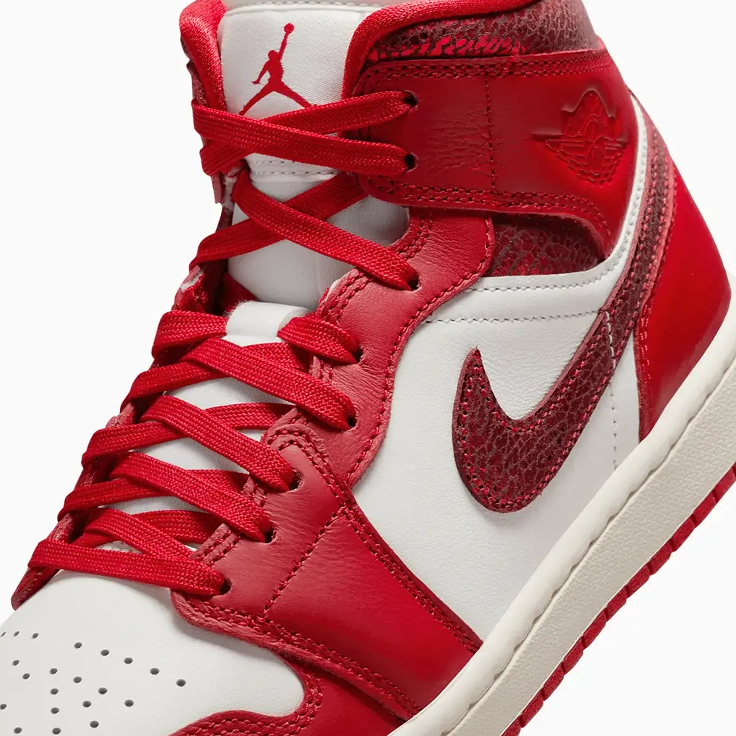 Women's Air Jordan 1 Mid SE "Cracked Leather" Jordan - Tops and Bottoms USA