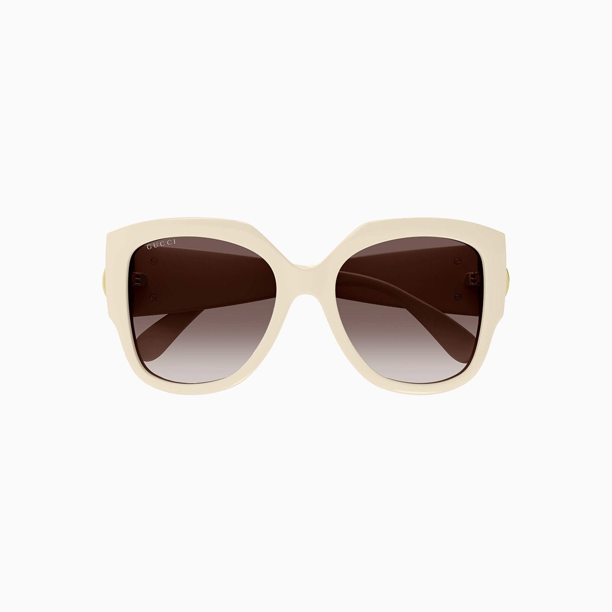 NEW GG1407S 004 GUCCI SQUARE IVORY BROWN WOMEN SUNGLASSES GUCCI Gucci GG1407S Sunglasses | Select Eyewear main image 3
