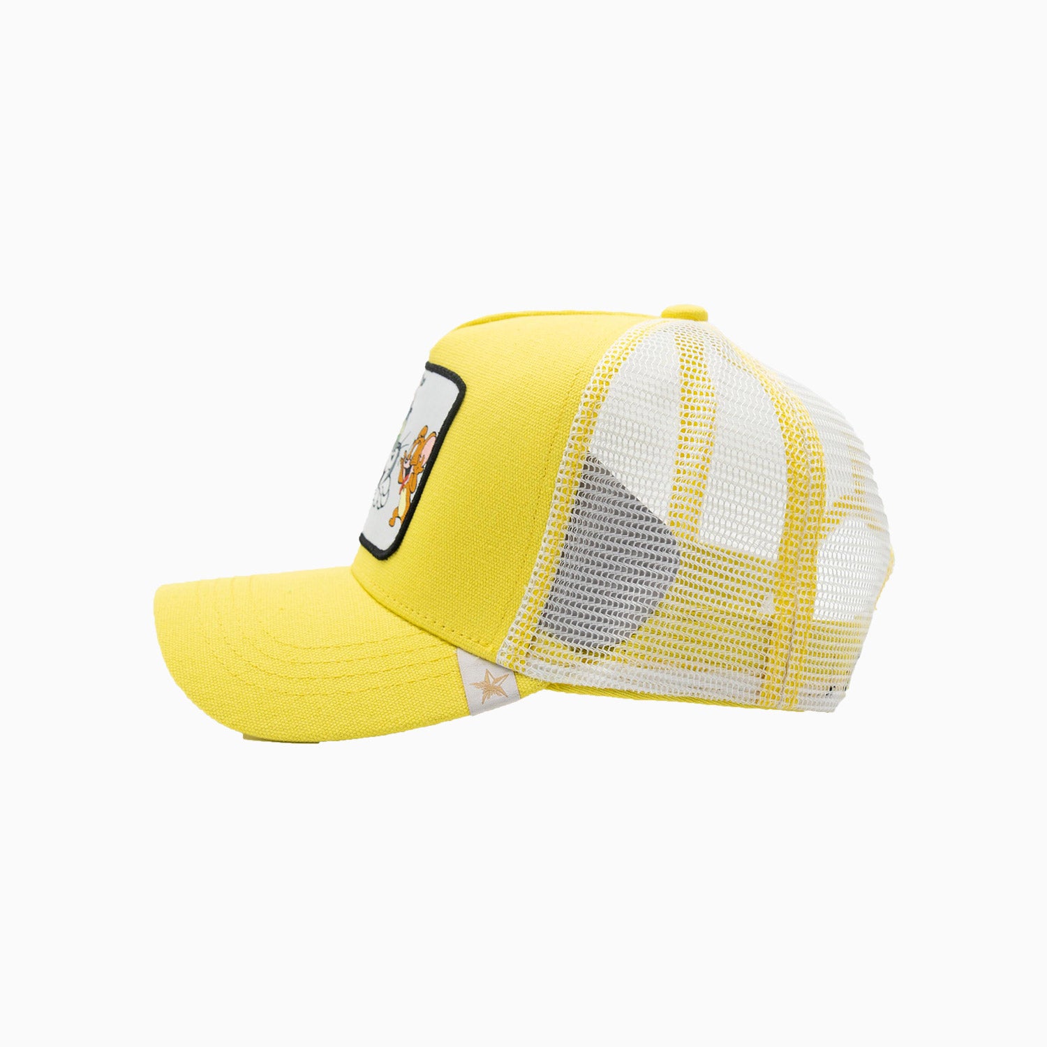 gold-star-hats-the-tom-and-jerry-yellow-trucker-hat-z002-yellow