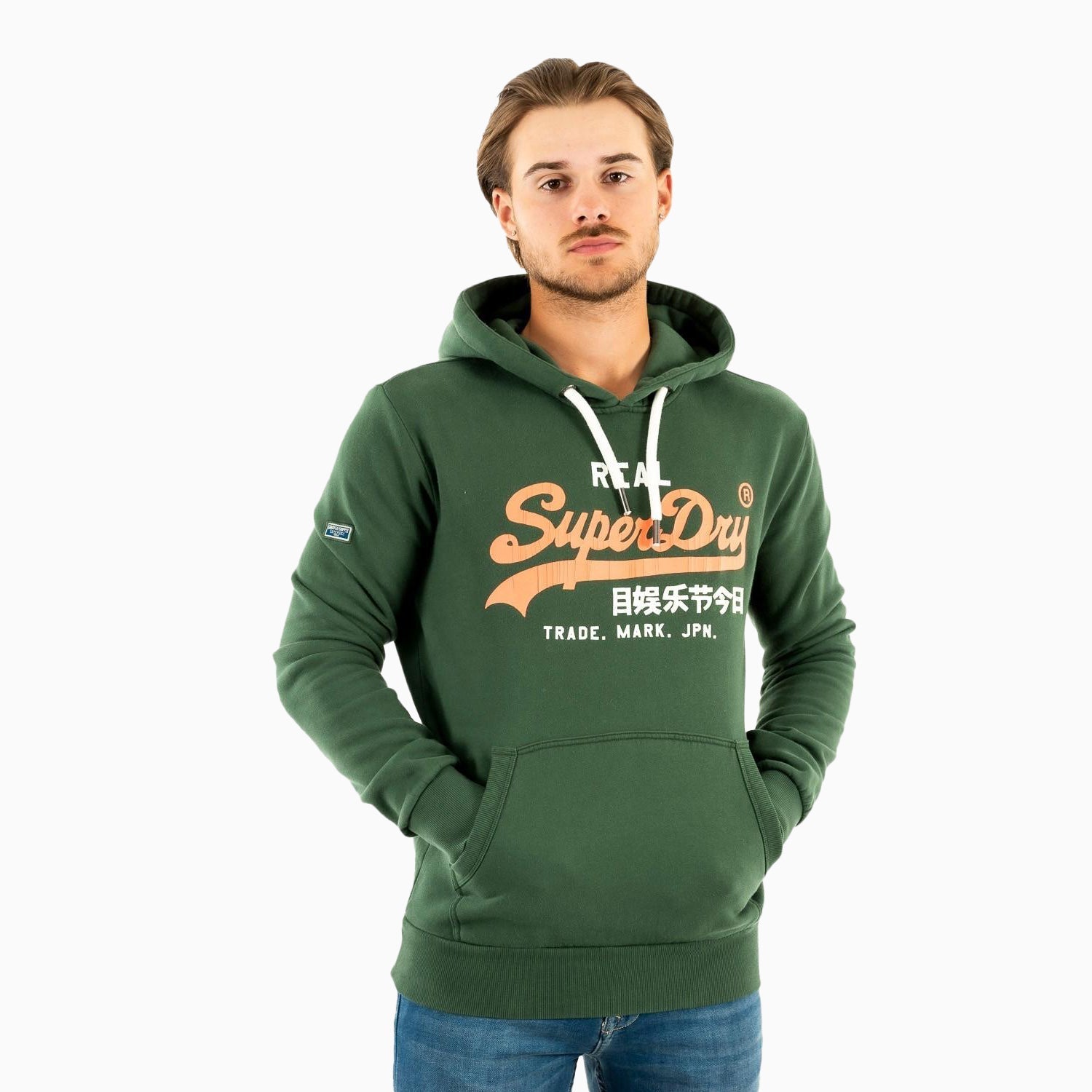 Superdry Men's Superdry AC Hoodie - Color: Enamel Green - Tops and Bottoms USA -