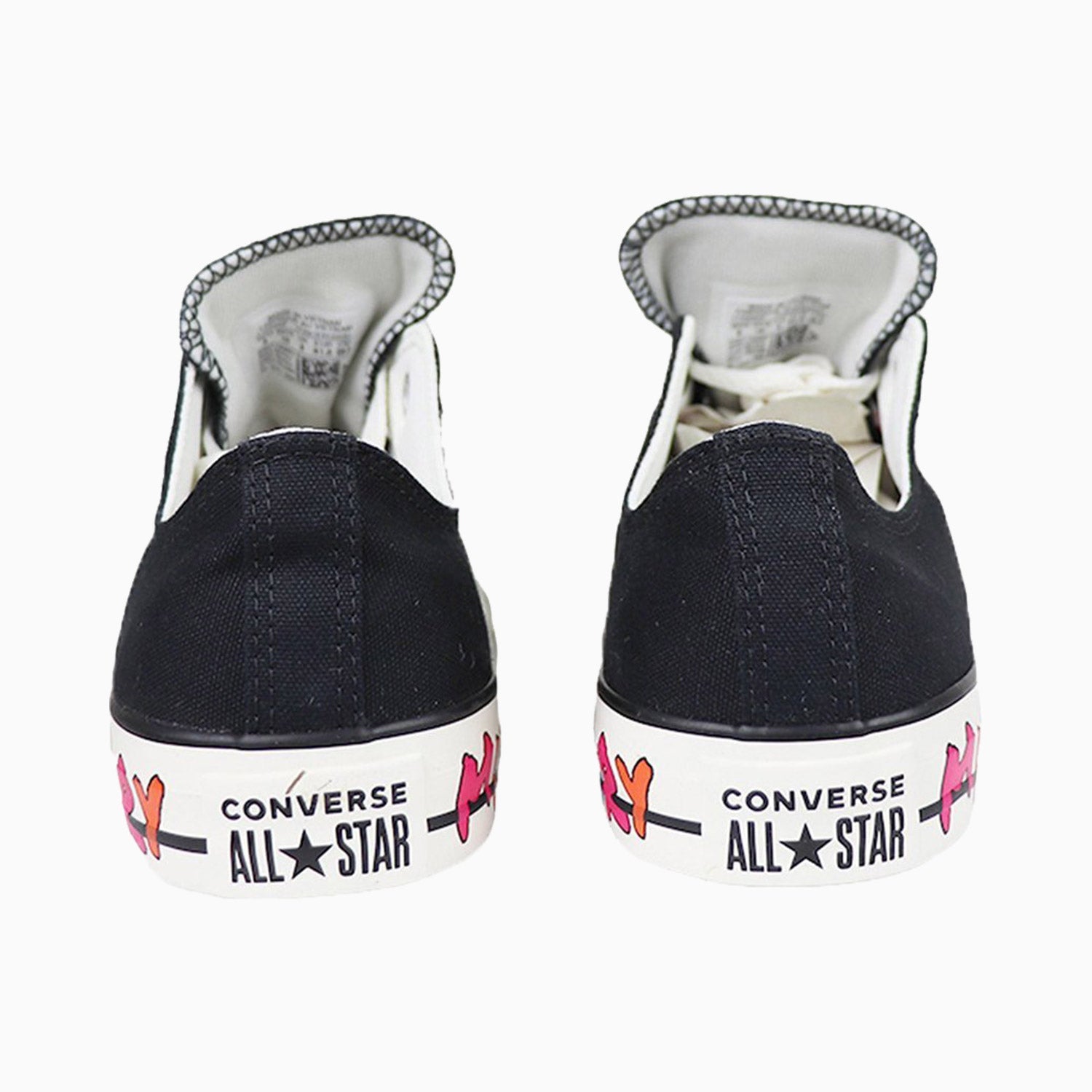 Converse Chuck Taylor All Star OX - Color: Black/Hyper Pink/Egret - Tops and Bottoms USA -