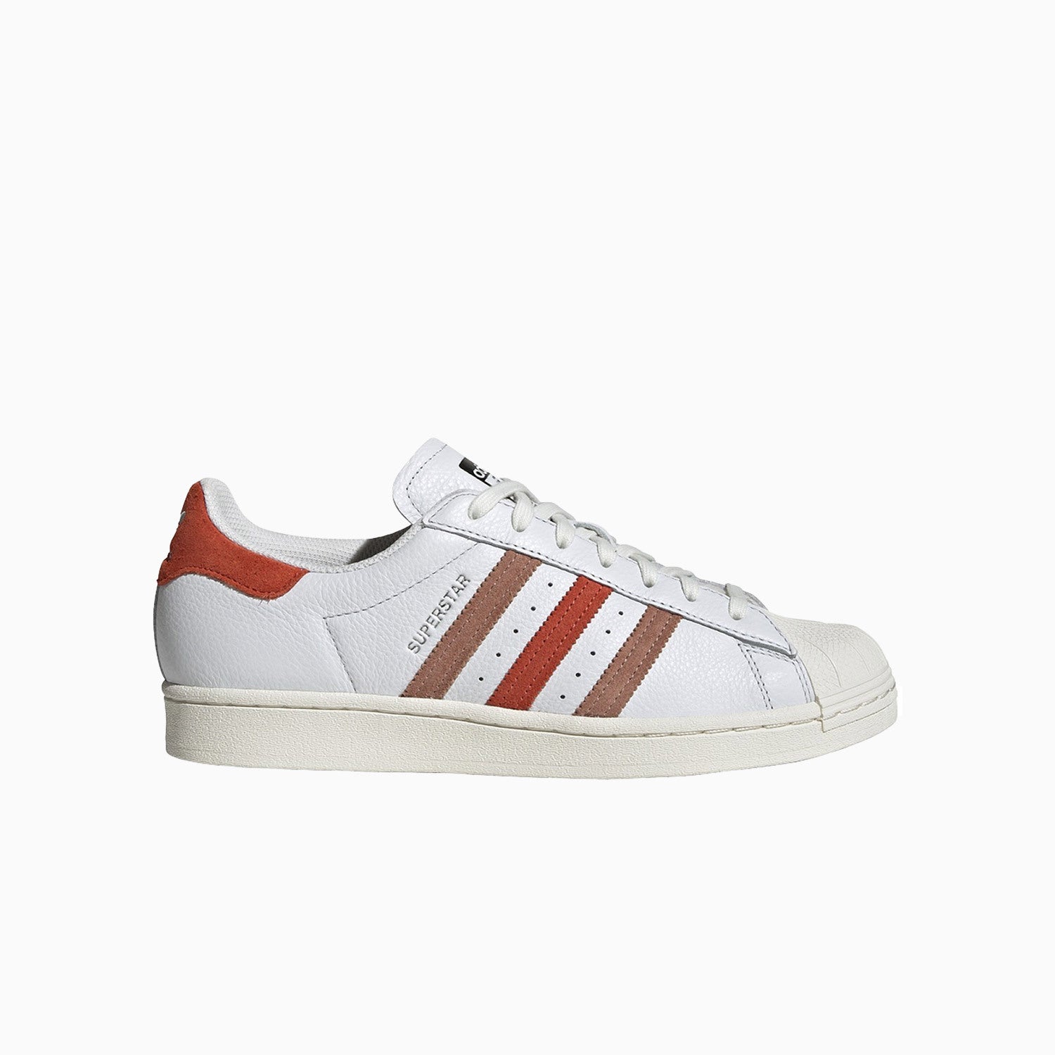 adidas Men's Originals Superstar Shoes Crystal White Red Clay / 9.5 adidas Men's Originals Superstar Shoes Crystal White Red Clay / 9.5