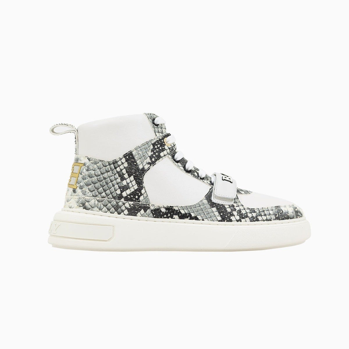 Bally snake print sneakers Bally Merry High Top Men Snake Skin Embossed Leather Sneaker  main image 3