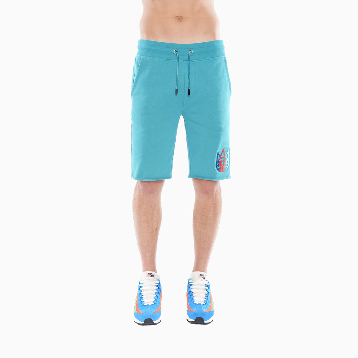 cult-of-individuality-mens-sweatshorts-in-tile-blue-623ac-sh25c