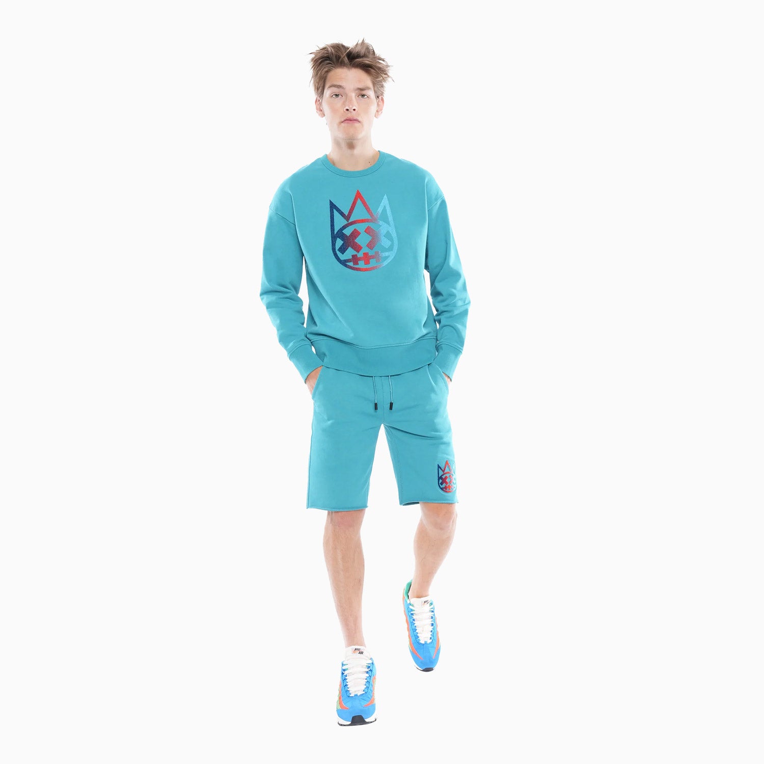 cult-of-individuality-mens-sweatshorts-in-tile-blue-623ac-sh25c
