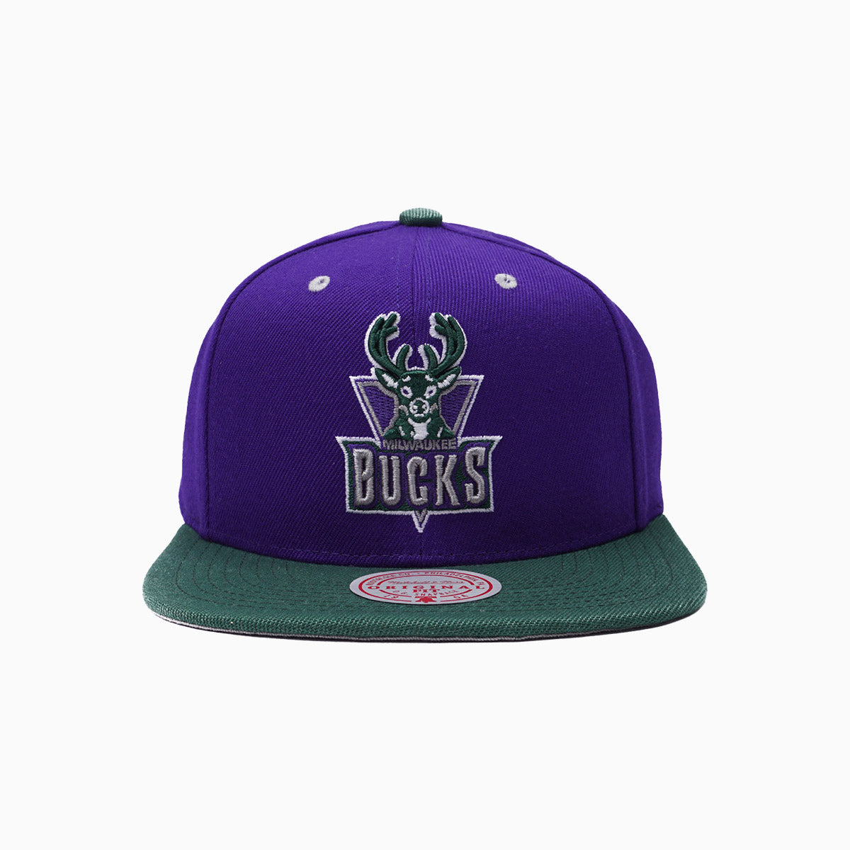  Mitchell & Ness Milwaukee Bucks NBA Core Basic Snapback Hat  Adjustable Cap - Purple/Green : Sports & Outdoors
