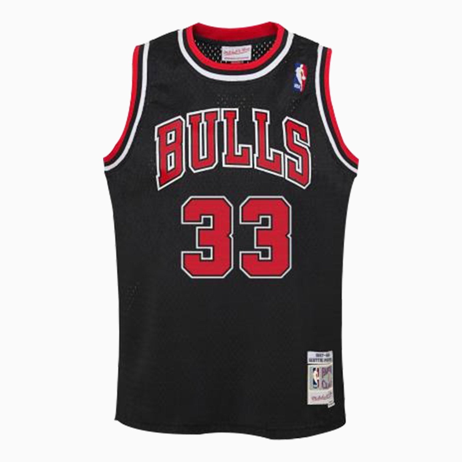 scottie pippen striped jersey