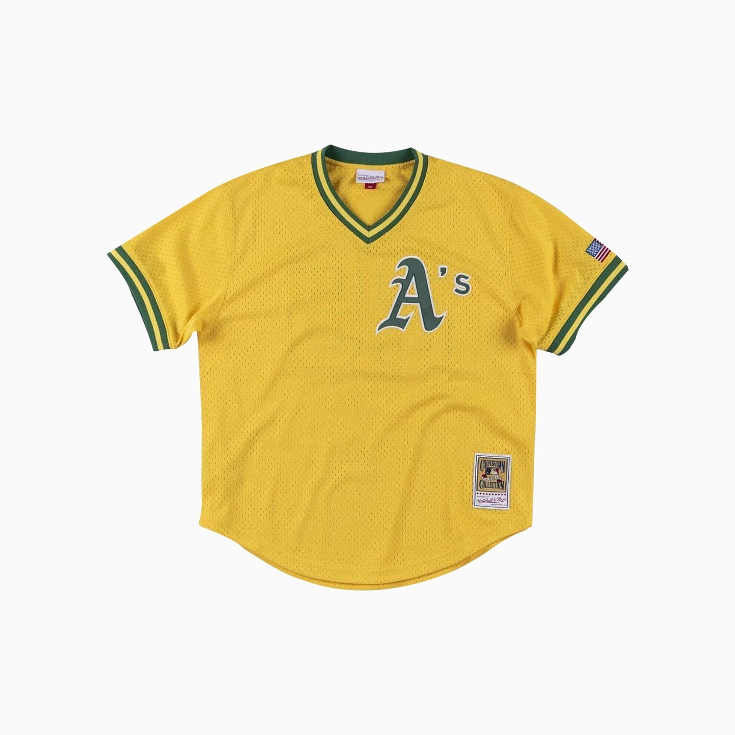 mitchell-ness-authentic-mark-mcgwire-oakland-athletics-mlb-1990-pullover-jersey-abpj3025-oat90mmcyell
