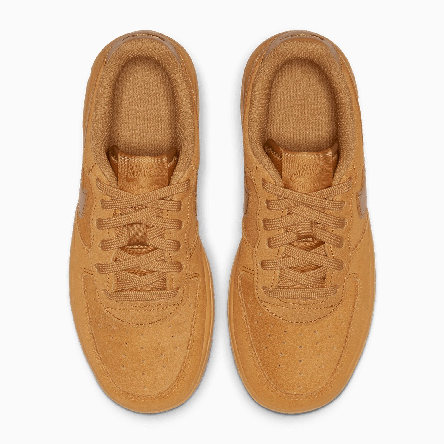 Kid's Nike Air Force 1 LV8 3 "Wheat" Preschool - Color: Wheat Light Brown - Tops and Bottoms USA -