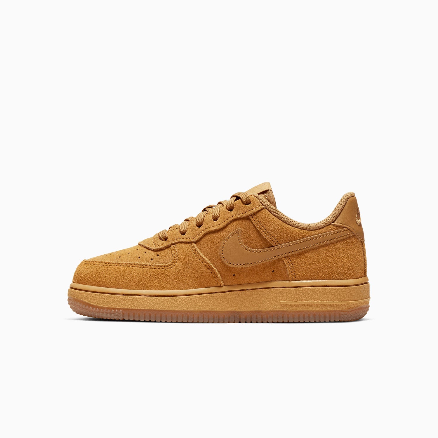 Kid's Nike Air Force 1 LV8 3 "Wheat" Preschool - Color: Wheat Light Brown - Tops and Bottoms USA -
